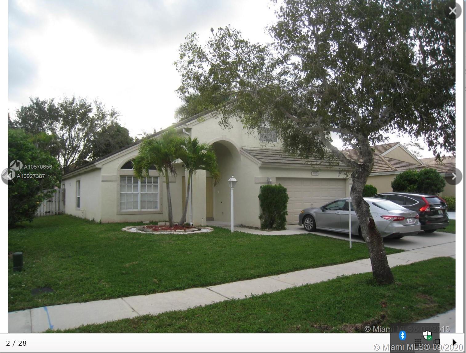 Pembroke Pines, FL 33028,1252 NW 143rd Ave