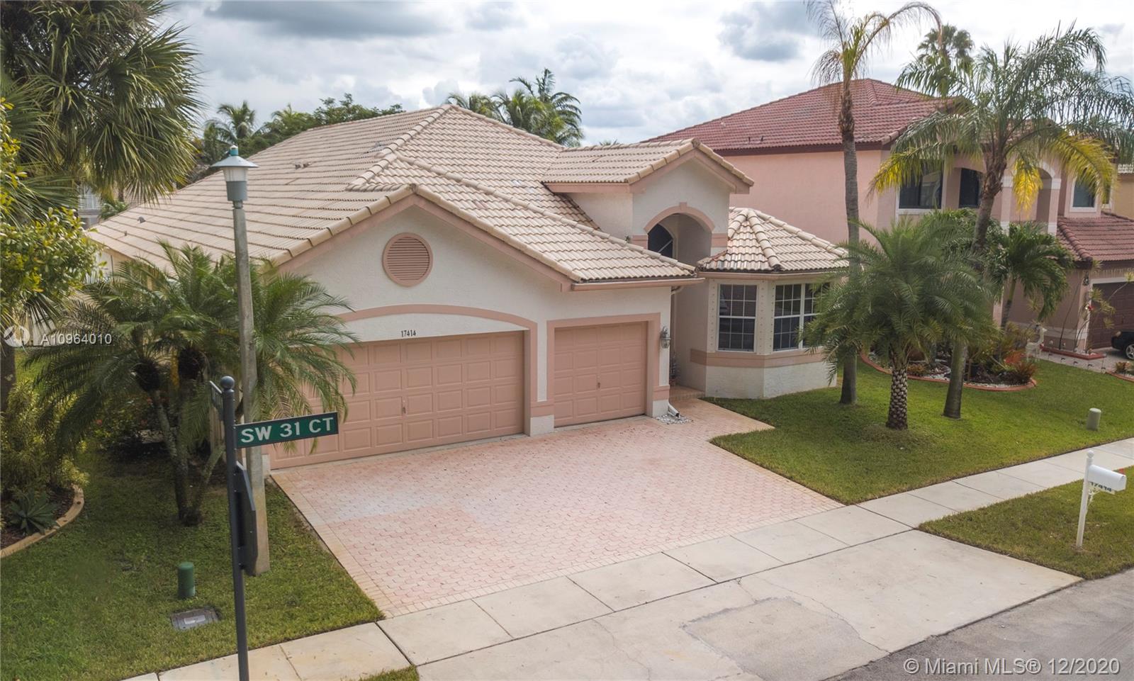 Miramar, FL 33029,17414 SW 31st Ct