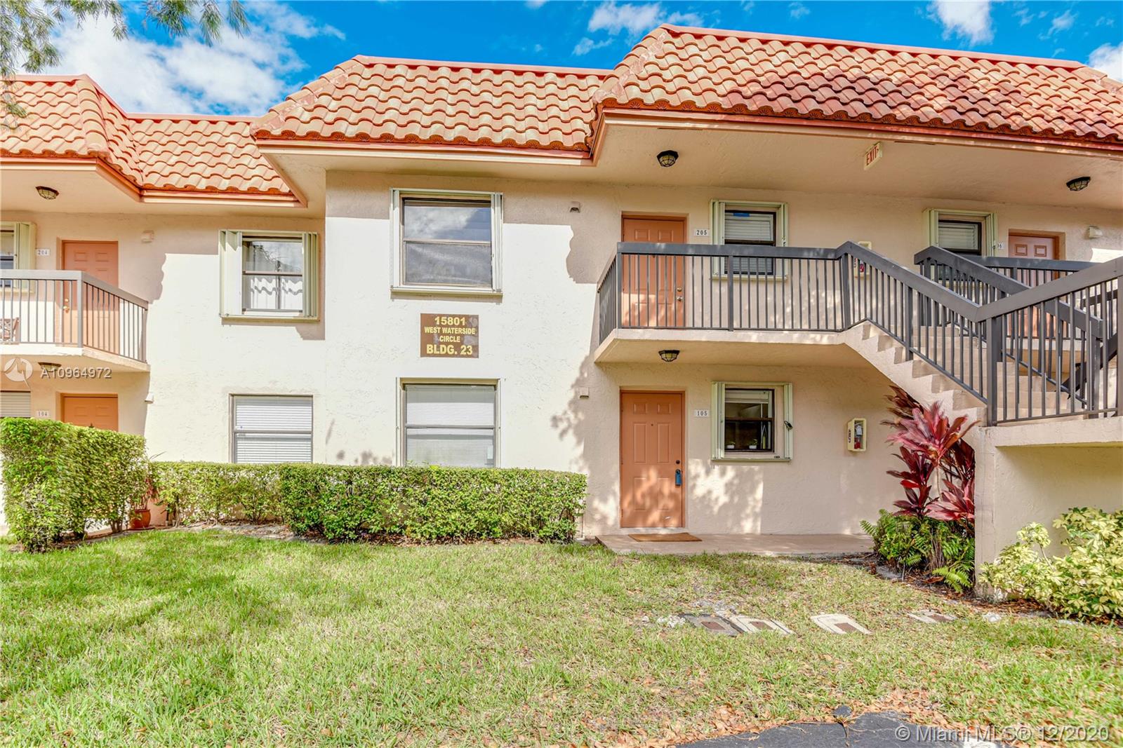 Sunrise, FL 33326,15801 W Waterside Cir #105