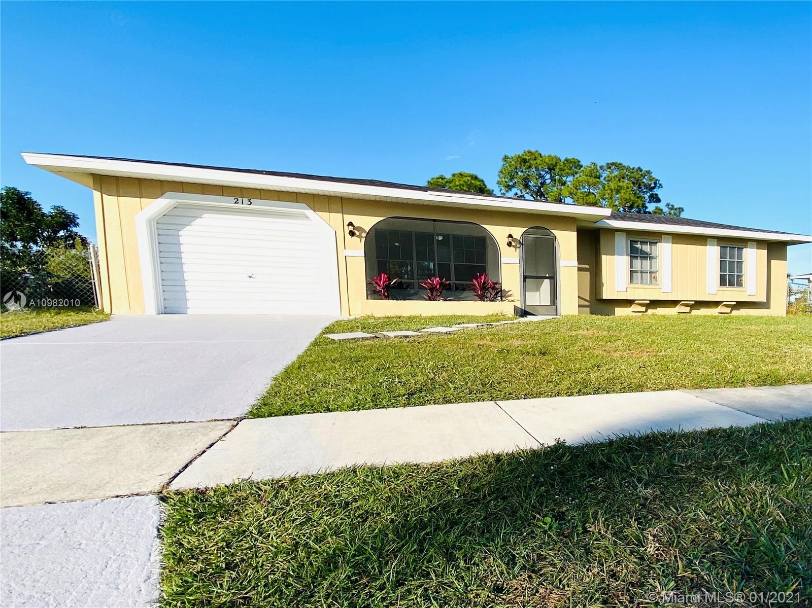 213 SW Dabney Dr, Port St. Lucie, FL 34983