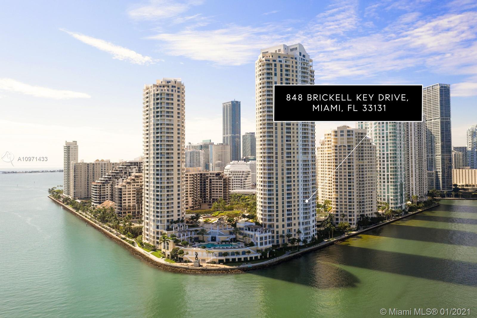 Miami, FL 33131,848 Brickell Key Dr #904