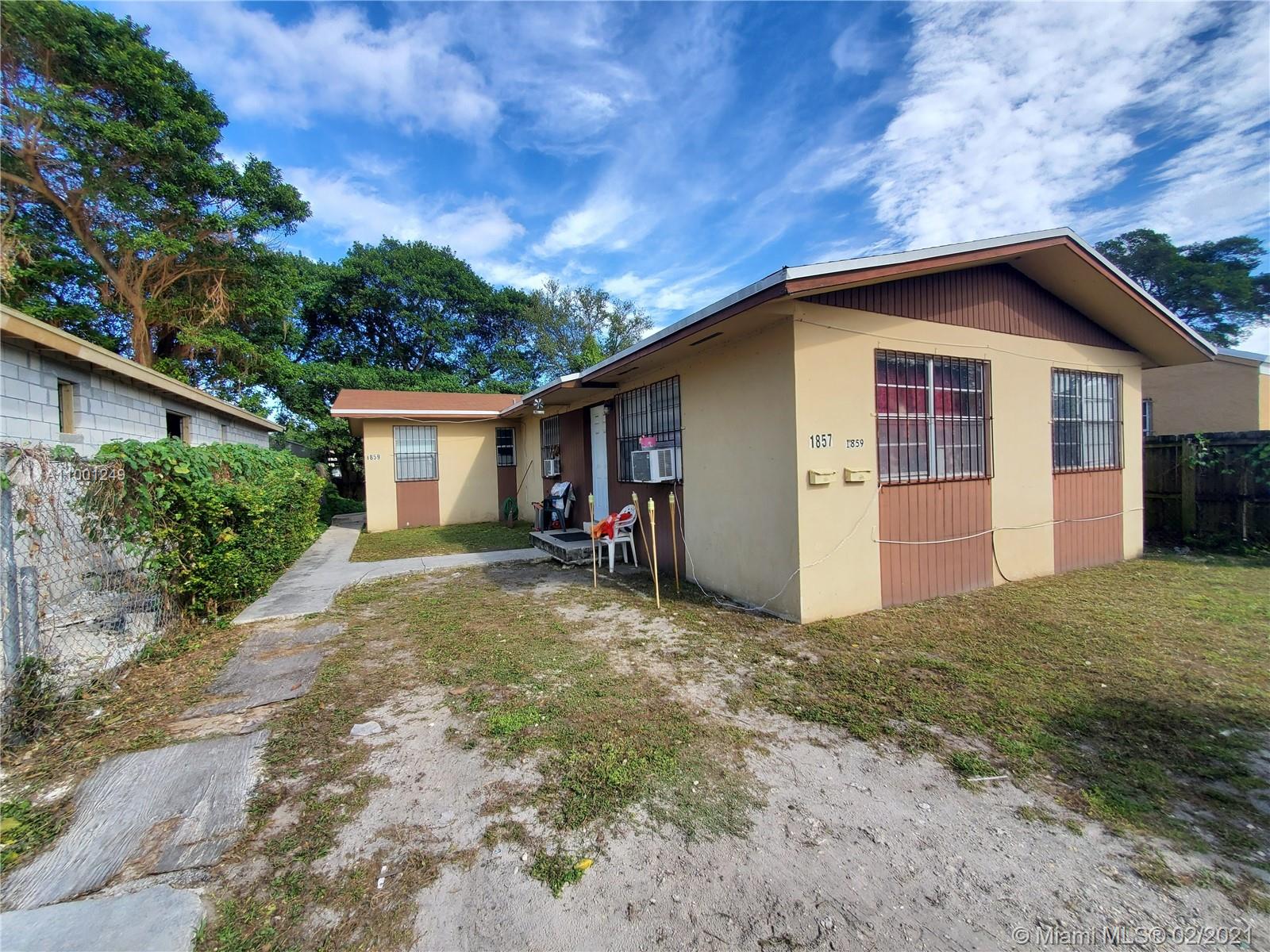 1857 & 1859 NW 46th St, Miami, FL 33142