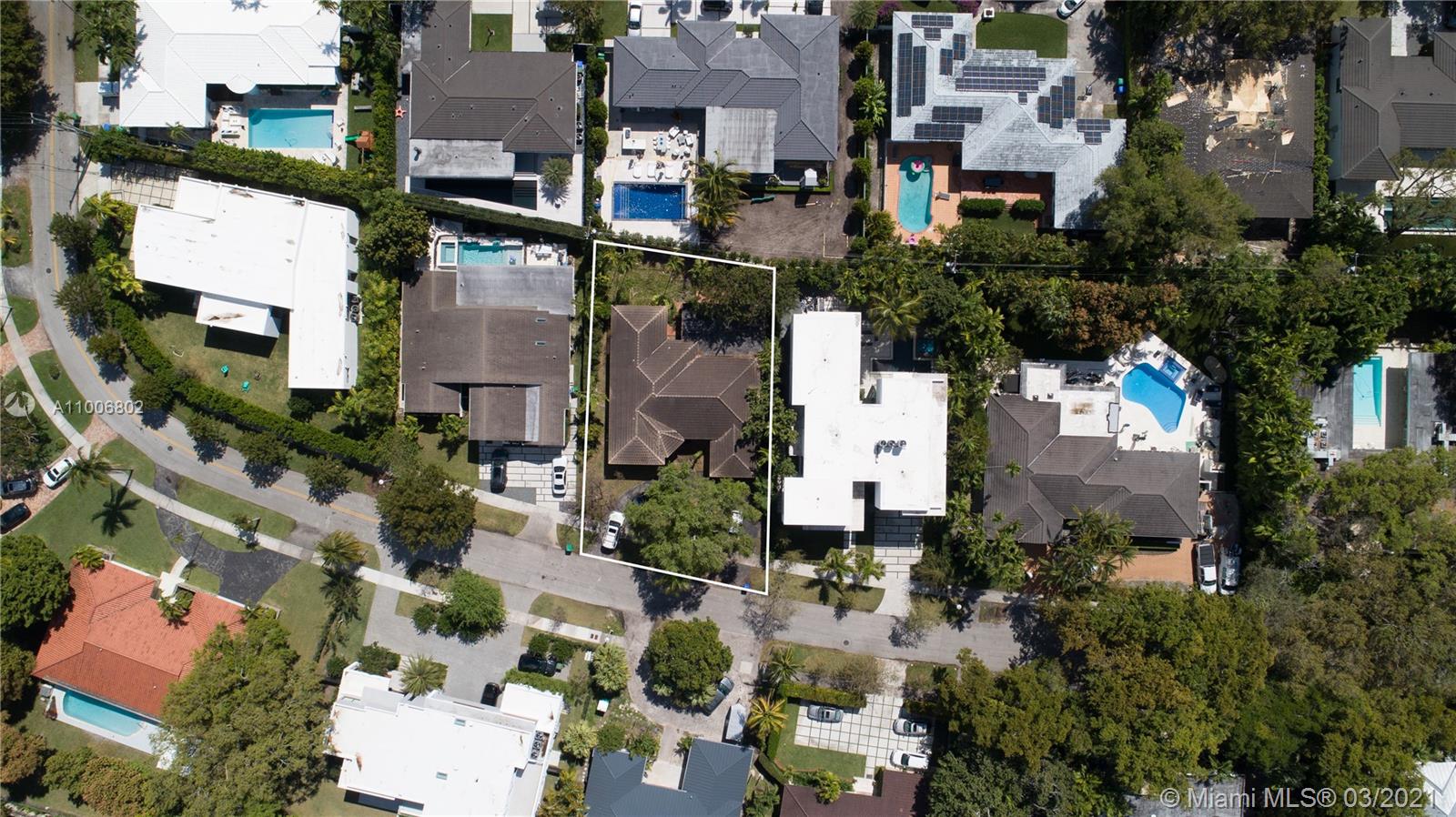 Build your dream home or invest for the future on this 8,951 sq. foot lot perfectly situated in Miami’s highly sought after Bay Heights community. The lot dimensions are 80 feet wide and 117 feet in depth and the current structure will soon be demolished per owner and ready to build on. Bay Heights is a quiet but yet central 24-hr patrolled community in Coconut Grove across from Vizcaya Museum and Gardens and a short commute to Brickell, Downtown, the park, beaches, Grove village, Regatta Park and Coral Gables. Adjacent modern home is also available for $4.9M an amazing opportunity to combine two properties and maximize land and privacy.