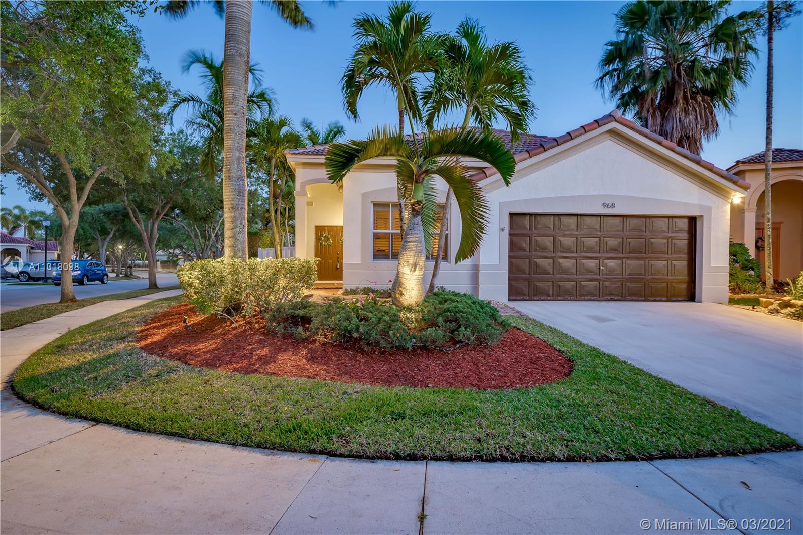 Weston, FL 33327,968 Tanglewood Cir