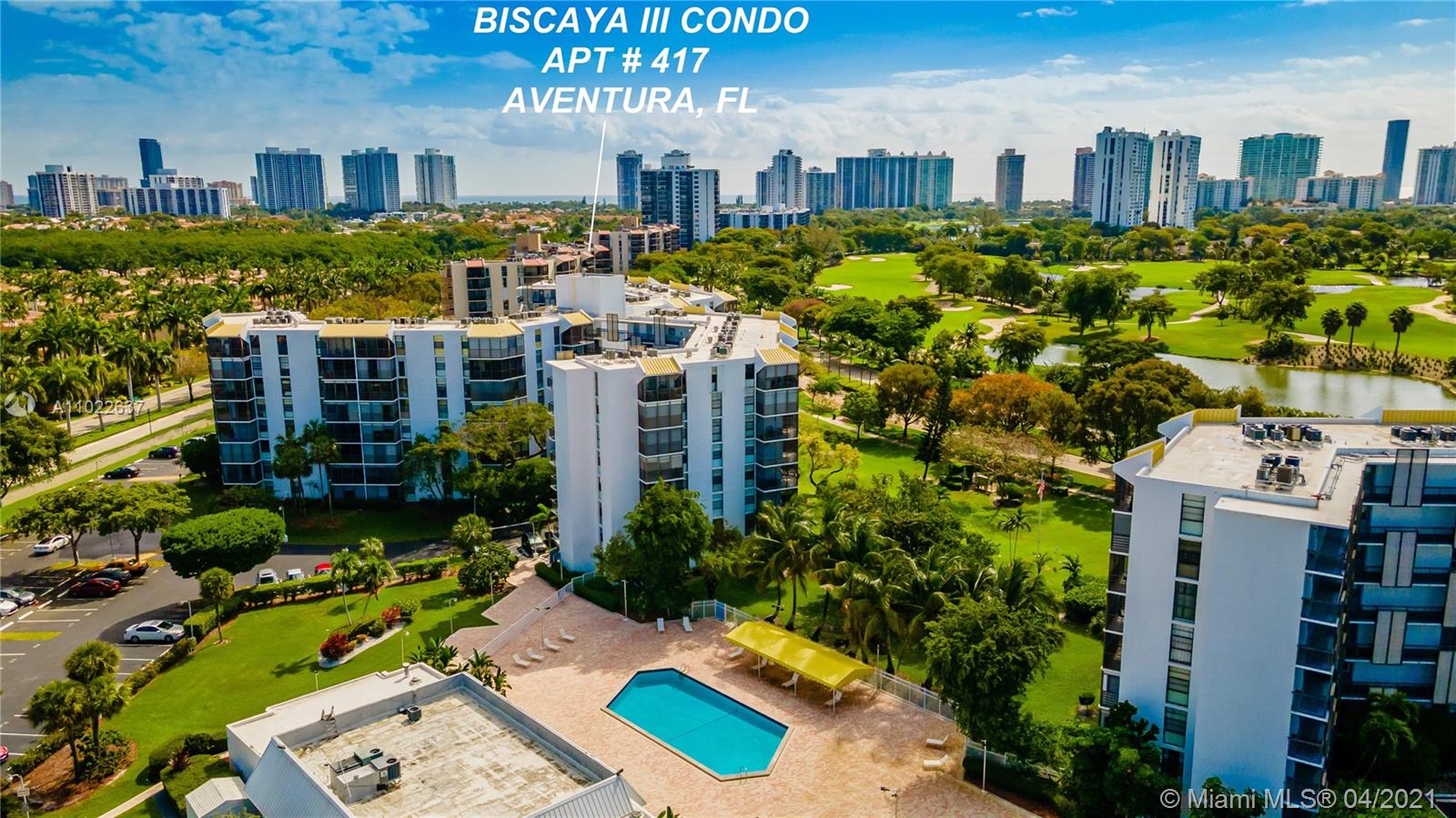 Aventura, FL 33180,20500 W Country Club Dr #417