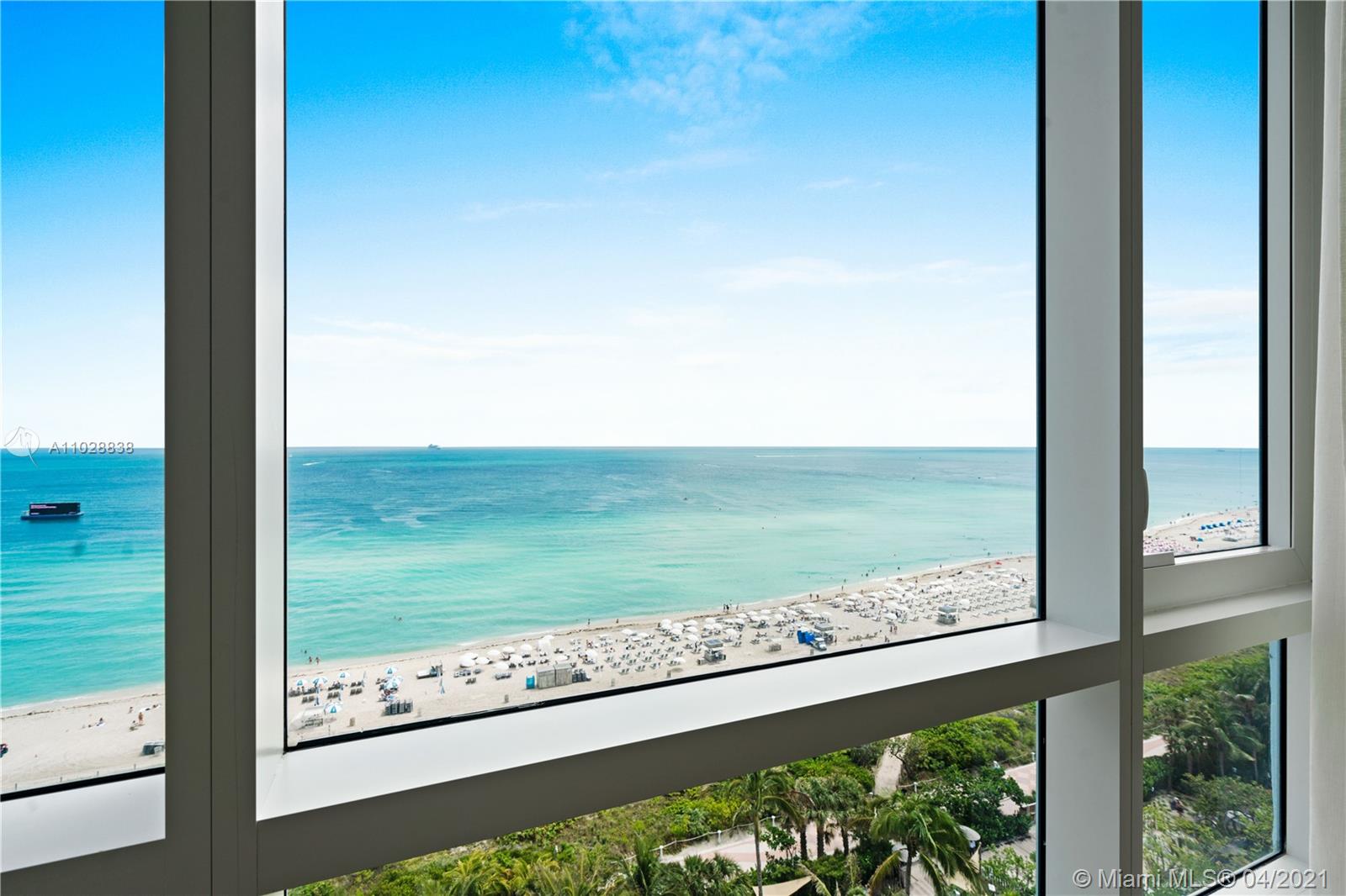 This beachfront private residence, located inside South Beach’s eco-conscious 1 Hotel & Homes, is the perfect choice for that family vacation. Positioned on the Atlantic Oceanfront with 600-feet of direct beach access. This luxurious unit has a direct ocean view, environmentally friendly features & thoughtful touches throughout create a fusion of luxury and environmental consciousness. Enjoy the amenities of a 5-star resort with all the comforts of home.