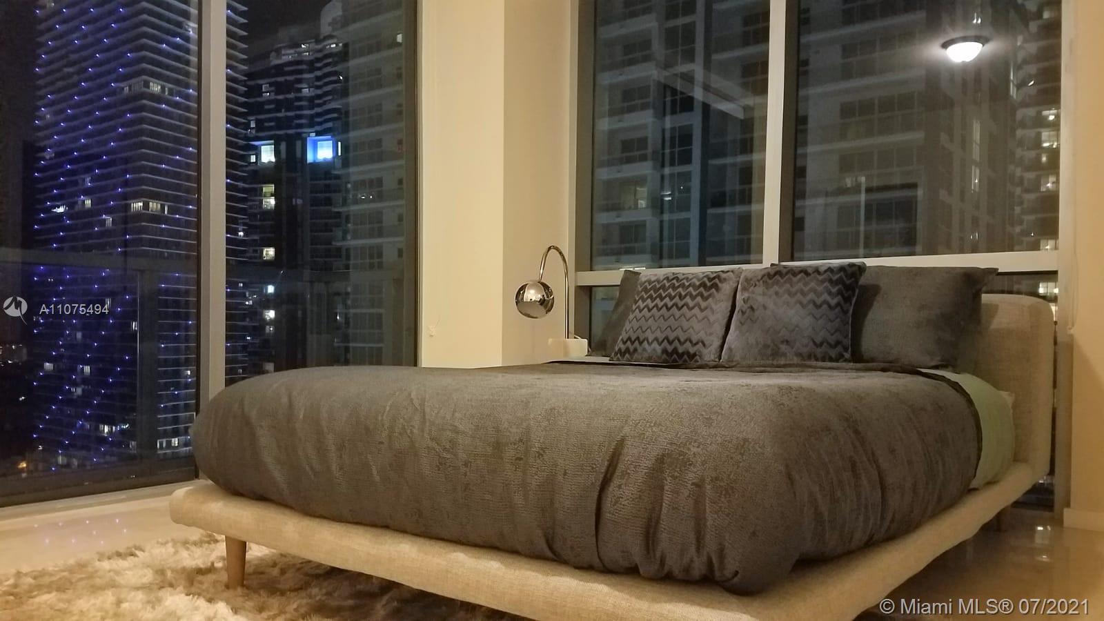 Amazing Corner unit 2 bedrooms and 2 bathrooms in the heart of Brickell. One assigned parking space. for Showings Instructions Please text listing agent.