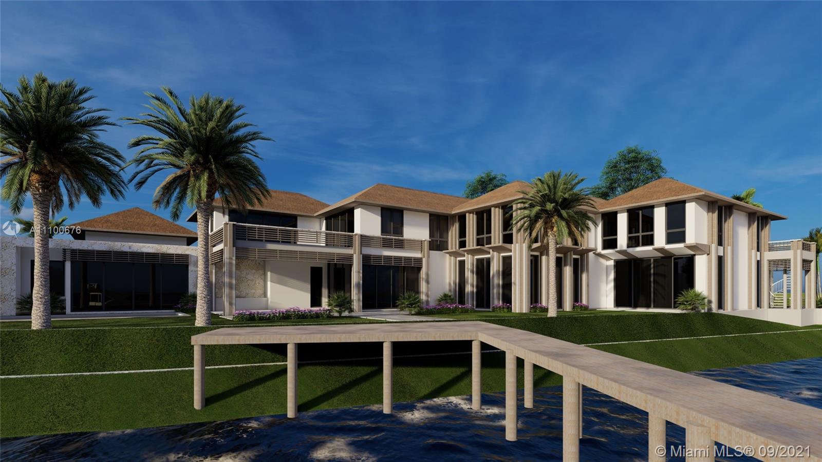 New construction, with 320' of private Admirals Cove Waterfrontage. Long water views from every angle of this 7 Bedroom 8.5 Bathroom masterpiece. This new construction home designed by Affiniti Architects and is over 10,000 sq ft living, and 26,000 sq ft total.