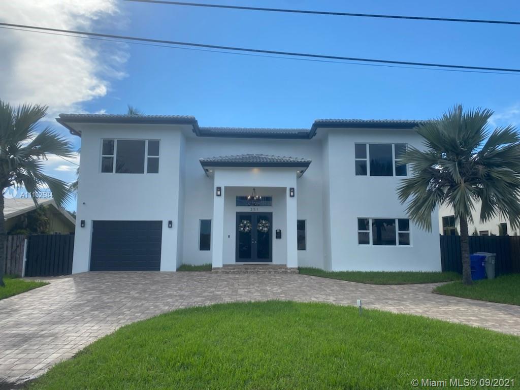 The house has been completely remodeled and added on. The square footage shown is per the previous structure. The square footage is 3137 per the approved plans. Incredible modern styling, one of the longest docks in the community. everything is new. Enjoy the best of South Florida living with unrestricted access to the Intracoastal Waterway and Ocean.