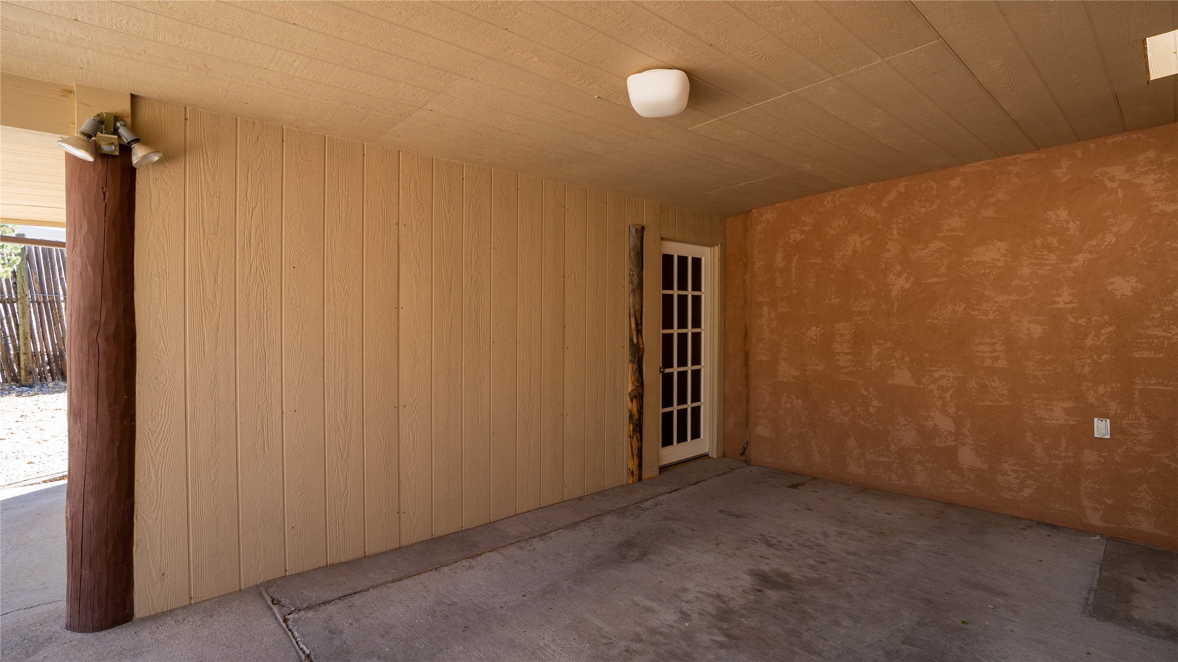Carport and attached Storage Room
