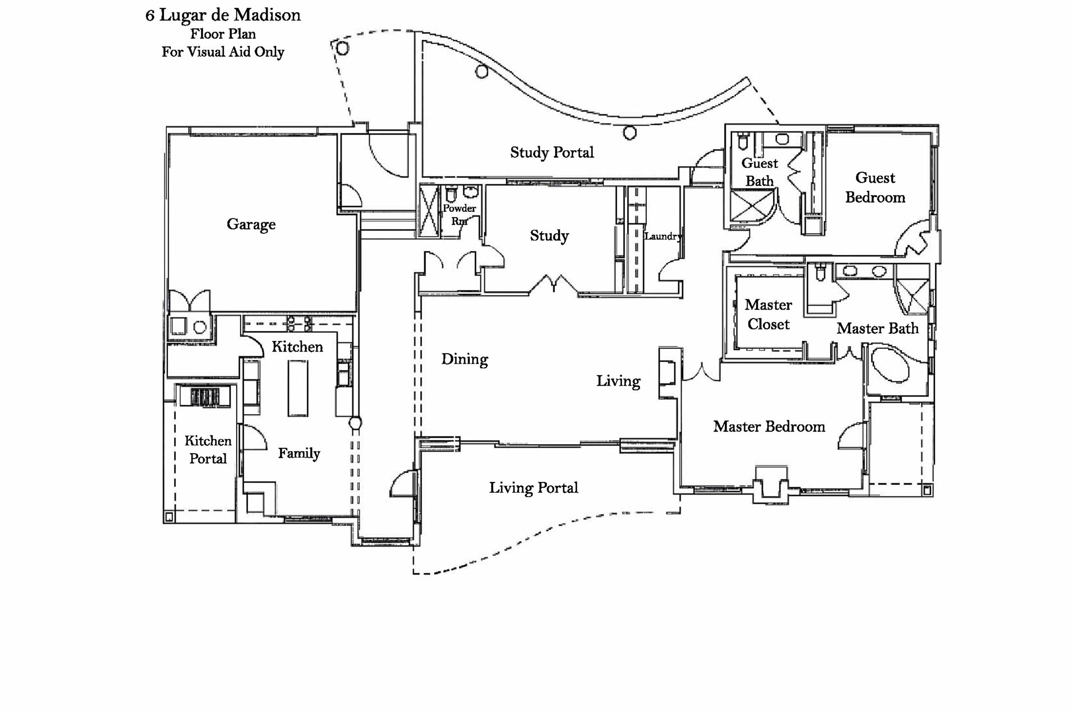 Floor Plan diagram of the 3,303 square feet