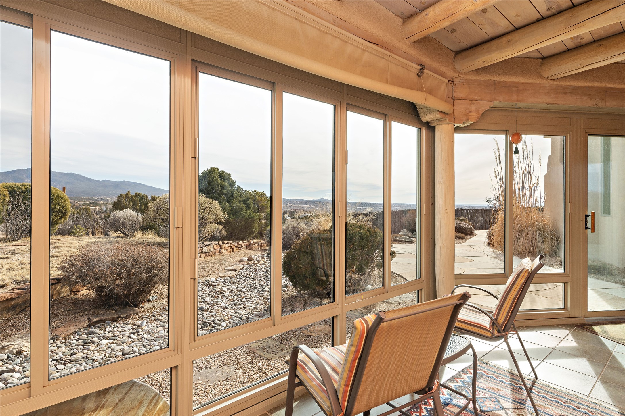 Enclosed Porch/Sunroom w/ Sangre Views