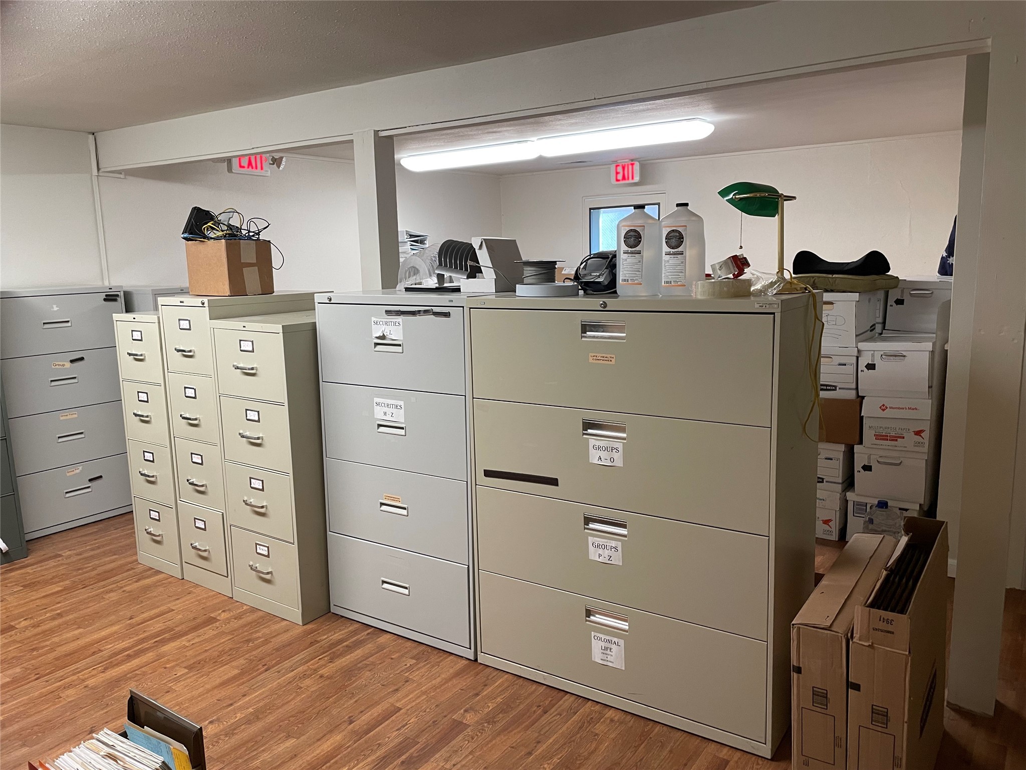 storage area and or multiple offices