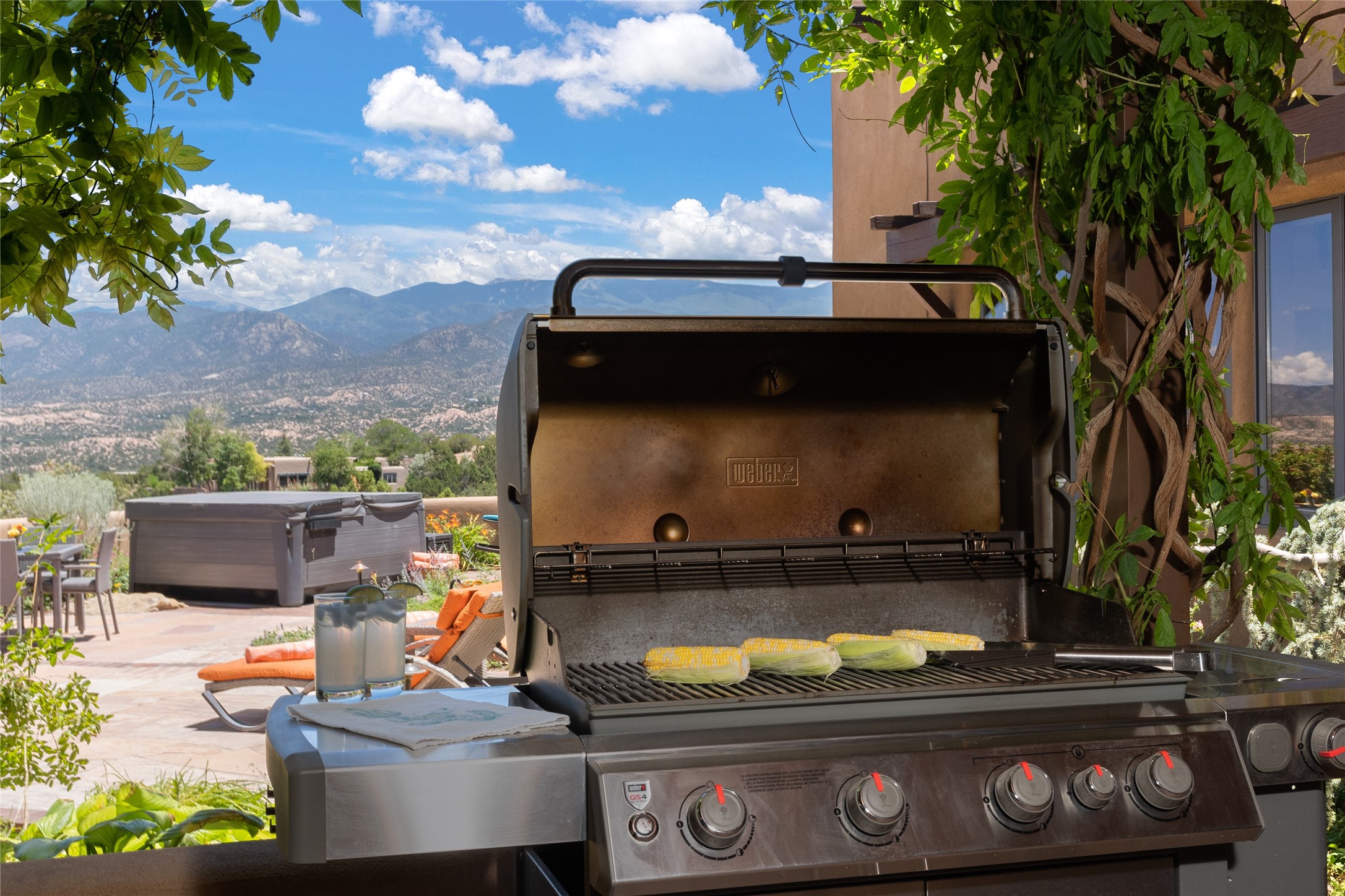 Grill up your favorite foods as you take in the views.