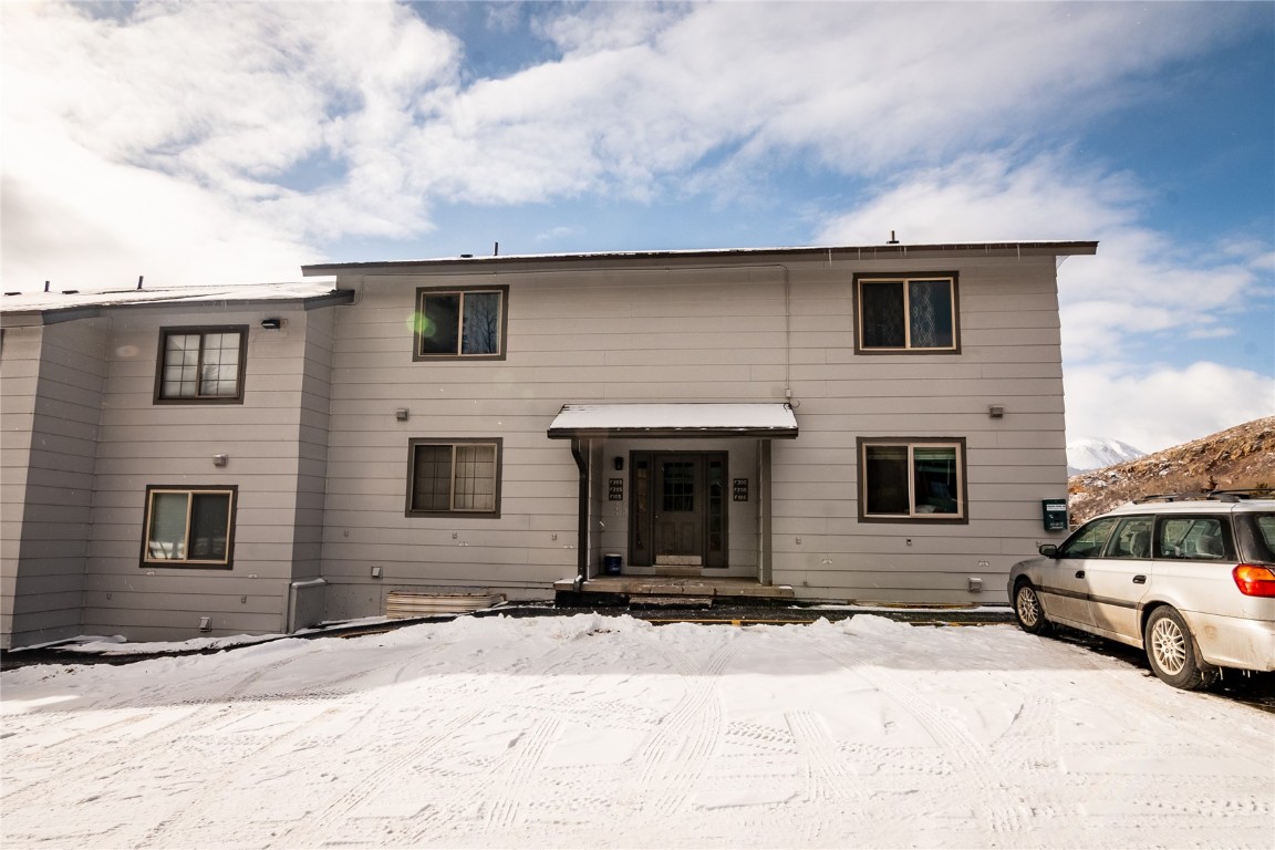 Great opportunity to own a NON-Deed Restricted condo in Dillon Valley West. Step right out of your door to the Summit Stage bus route and Dillon Valley West clubhouse. This is a 1 bedroom 1 bath end unit with a walk-out back patio with great views!  Vacant and ready to show.