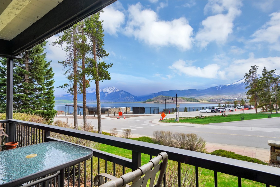 Wow, just wow! Look at those views! Come inside and fall in love with this partially updated, ground floor 2 bedroom residence at Lake Cliffe. You see Lake Dillon in all her splendor the minute you walk in. Granite counters, newer cabinets, and great outdoor living with this deck that has some of the most sought after views in the entire county. The location is superb as one can walk to the Dillon Marina, Pug Ryan's Brewery, and the Farmers Market. Added bonus is the world class Dillon Amphitheatre is a stone's throw away, you can even enjoy the music from your private deck. Washer & dryer in the residence. There's a great clubhouse with pool, hot tubs, and a great court yard for throwing the frisbee around and enjoying every season. A quick drive to Keystone, Breck, Copper and even Vail. Call today!