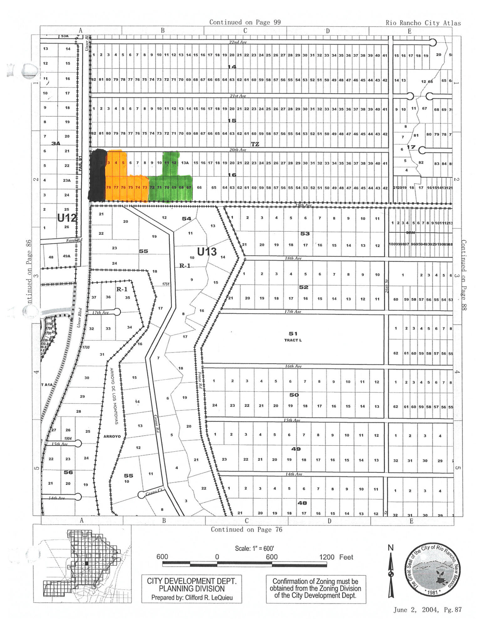Montezuma ( 17 lots) NE, Rio Rancho, New Mexico 87144, ,Land,For Sale, Montezuma ( 17 lots) NE,1012377