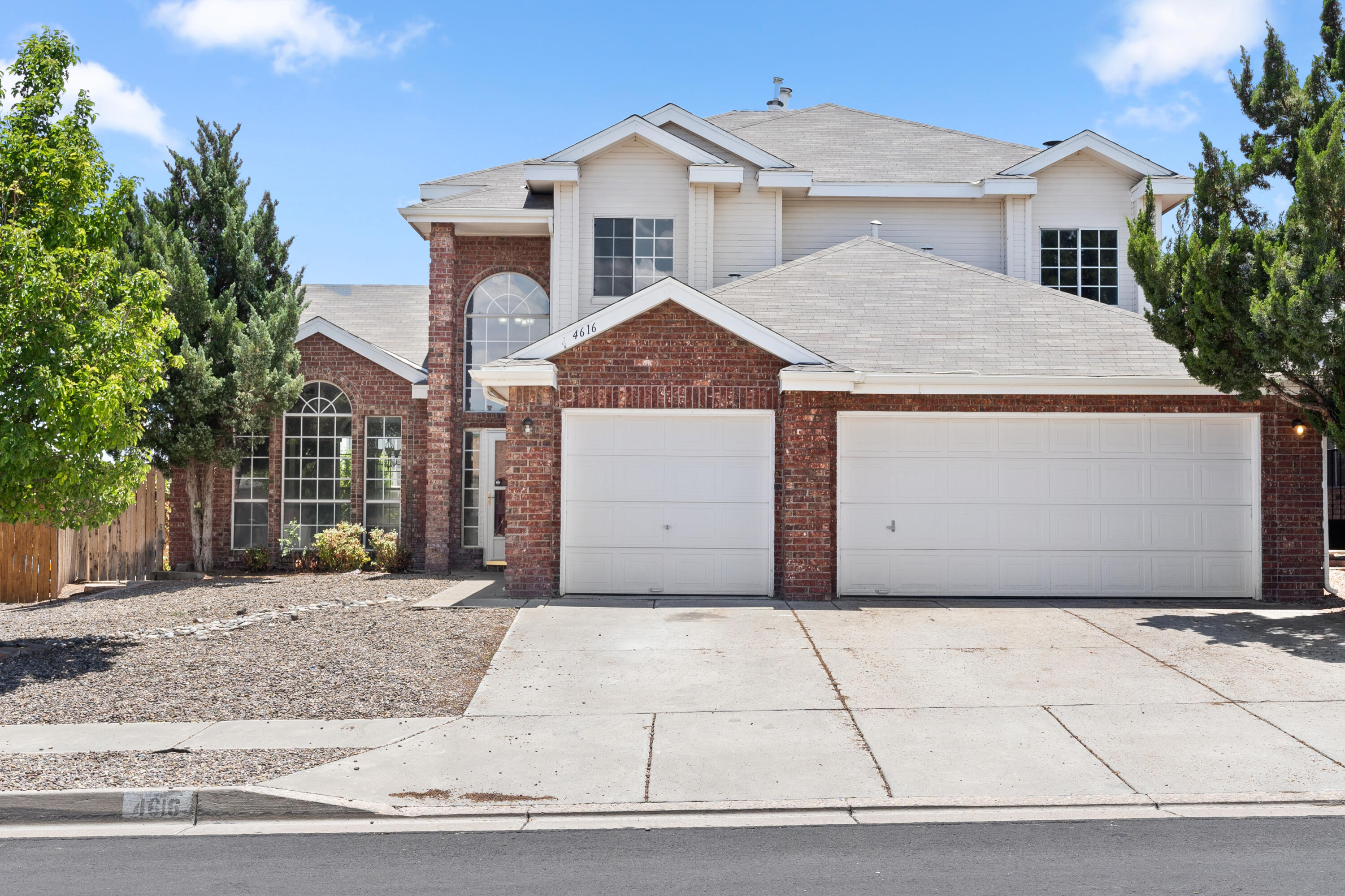 This is the one you've been searching for! 4 bedrooms + office, 3 full baths, upstairs bedrooms finished with walk-in closets, Updated Kitchen with Stainless Steel Appliances, New Countertops, Fresh Paint, Updated Flooring, deck off the Master retreat with amazing views of the Sandia Mountains! This home has plenty of space and features including the understairs storage, Separate Living Room, Dining Room, Family Room, and Central Vac! Well Maintained lawn, fruit trees, and 2 Master-cool units to keep you cool on those hot summer days! Don't miss out! Sleep on it tonight, someone else could be sleeping in it tomorrow...