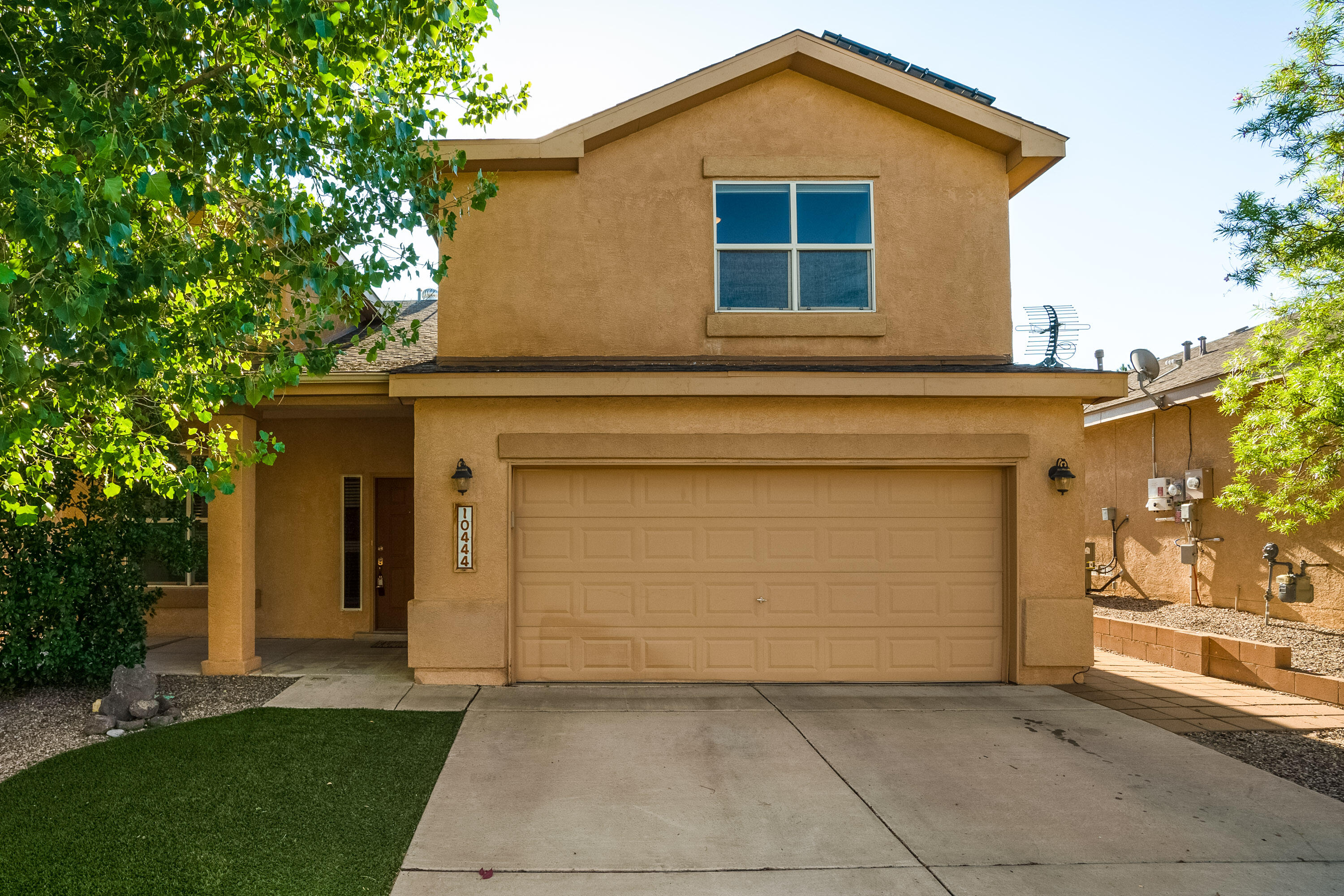 Beautiful well maintained home in Ventana Ranch. Pulte's popular Cancun floorplan features a gorgeous kitchen with dark maple cabinets, Corian countertops, stainless steel appliances, & center island; 2 liv areas plus a loft, & split staircase. The fully landscaped back yard is perfect for entertaining!  The covered extended patio and balcony off master bedroom really add to the views.Fresh paint and newer paid off solar make this beauty a value! It won't last long,.