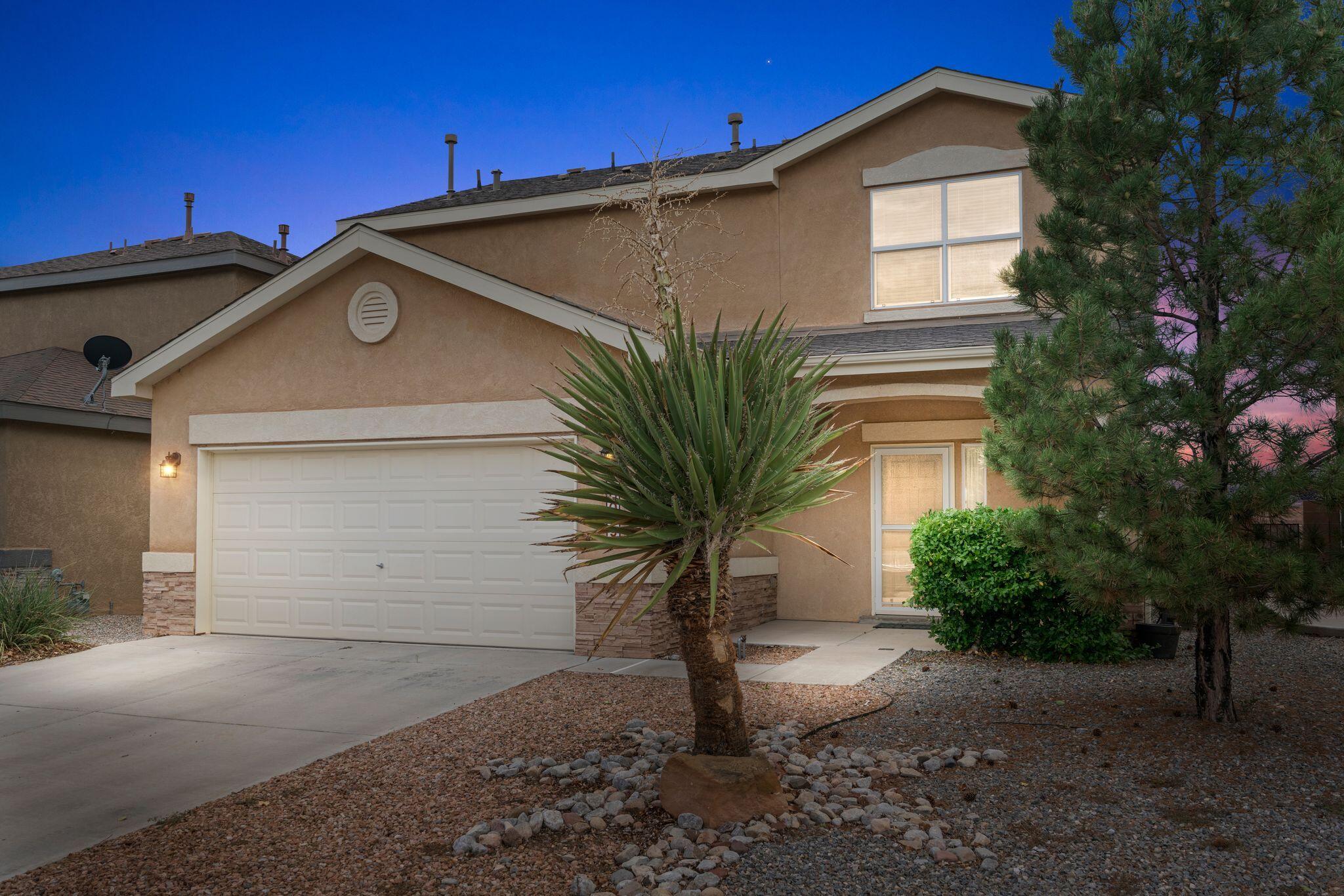 Meticulously maintained and updated two story home in the desirable Ventana Ranch West  neighborhood.  This homes boasts an amazing back yard with built in fire pit perfect for entertaining. There is wood flooring downstairs, with updated back splash, and single farm house deep sink in kitchen.