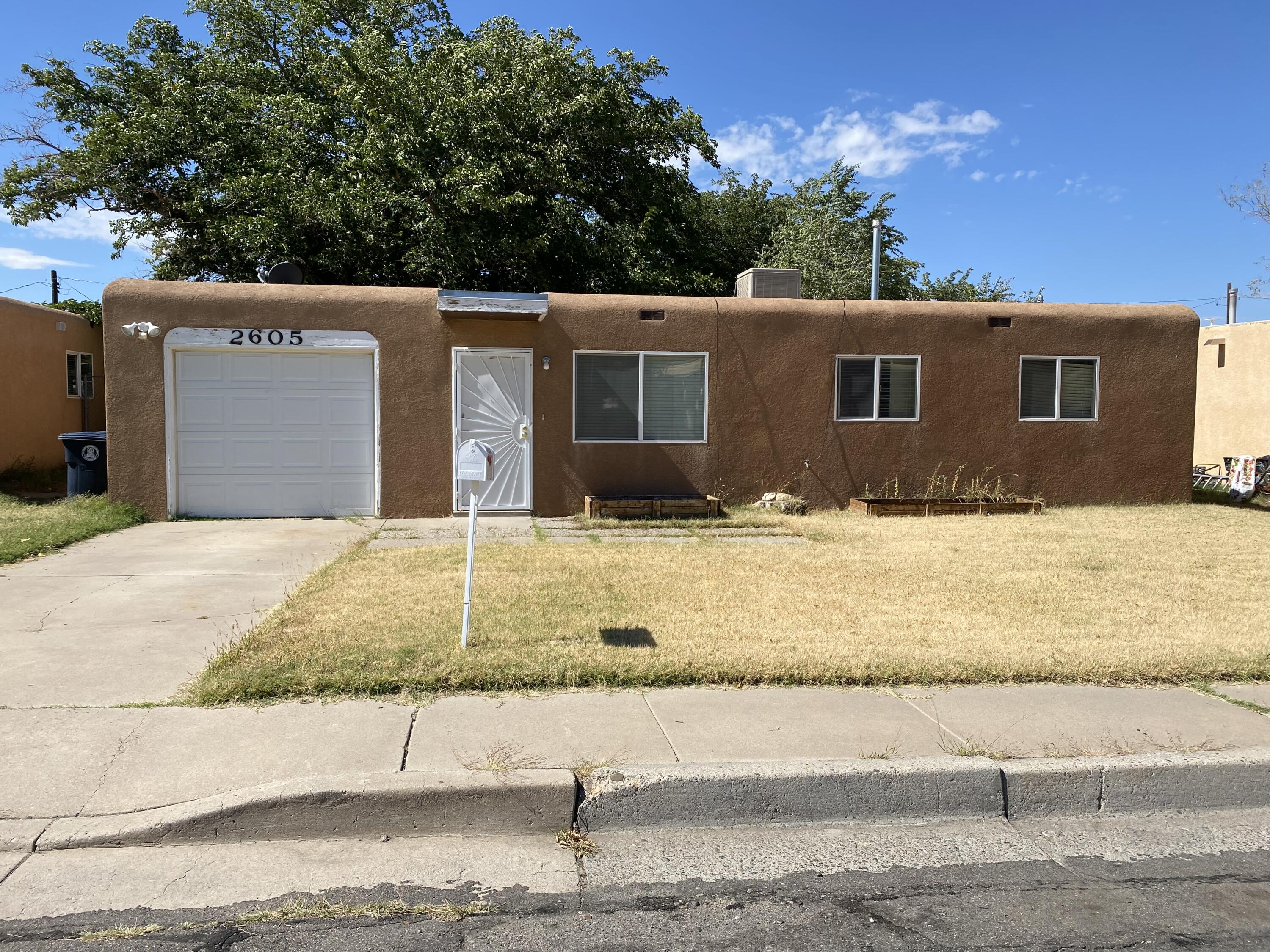 Don't miss this fantastic opportunity for a 3 bedroom, 1 3/4 bath home in the NE Heights.  Home is being sold as is and does need work to the master bath.  Large yard and a great location.
