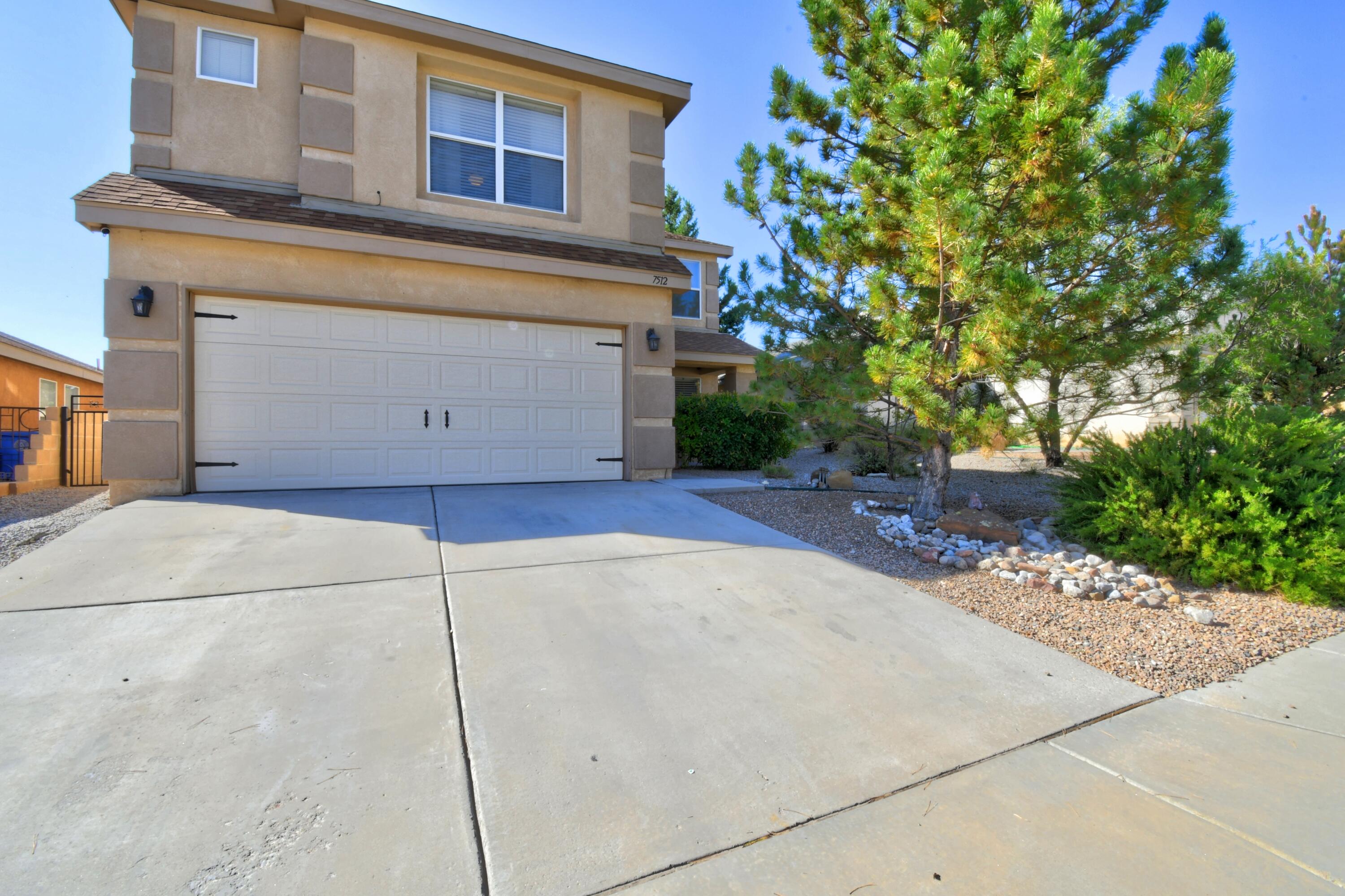 Open Houses October 1 & October 2, 2022.One Owner Home in a Great, Quiet Ventana area. Roof, Garage Door & Dishwasher replaced 2022. Cheerful eat-in Kitchen w/Pantry, Stainless & Black appliances & is open to family room + Formal Dining. Generous Primary Bedroom & 10x11 Loft.Carpet upstairs-2020-No carpet downstairs.BY has Southwest Covered Patio, 8x10 Tuff Shed & raised Block Wall w/Trees-Private too! No 2 story looking down on this BY! Ready for grass or rock.  Elect boxes installed for Hot Tub & one for fountain.Trendy Schools:Volcano Vista High & Tony Hillerman.Paved Walking/Biking Trails/Community Dog RunsLighted Park/Community Swimming PoolHOA Lighted Park, Fields, Picnic Areas & Pool.Extra flooring tile boxes for You.