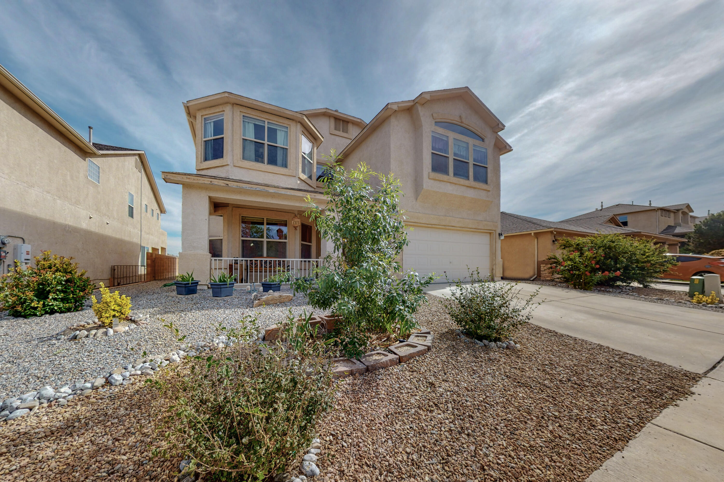Welcome Home! This gem in the heart of Ventana Ranch West is just what you've been looking for. 4 large Bedrooms, 2 and a half bath, 2 living spaces, 2 car garage, large landscaped backyard, and on a quiet culdesac street. Near a beautiful big park and walking trails. Refrigerated air conditioning!