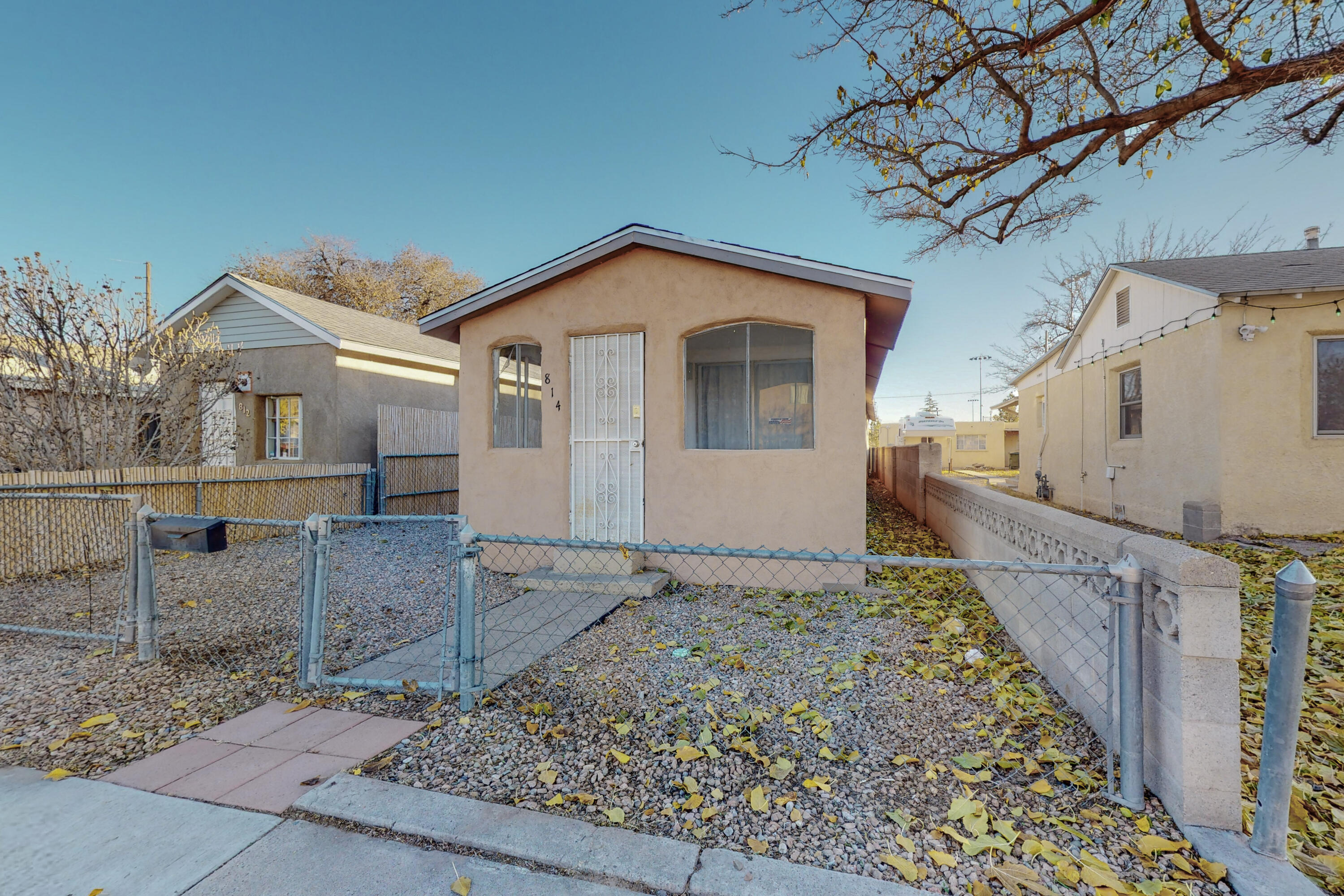 Hurry! Must see Downtown location close to ABQ Bio Park and the Zoo! Darling two-bedroom one bath home! The kitchen has been updated! Backyard access and storage sheds! Close distance to downtown and old town. Take a virtual walkthrough tour or schedule a private showing today!