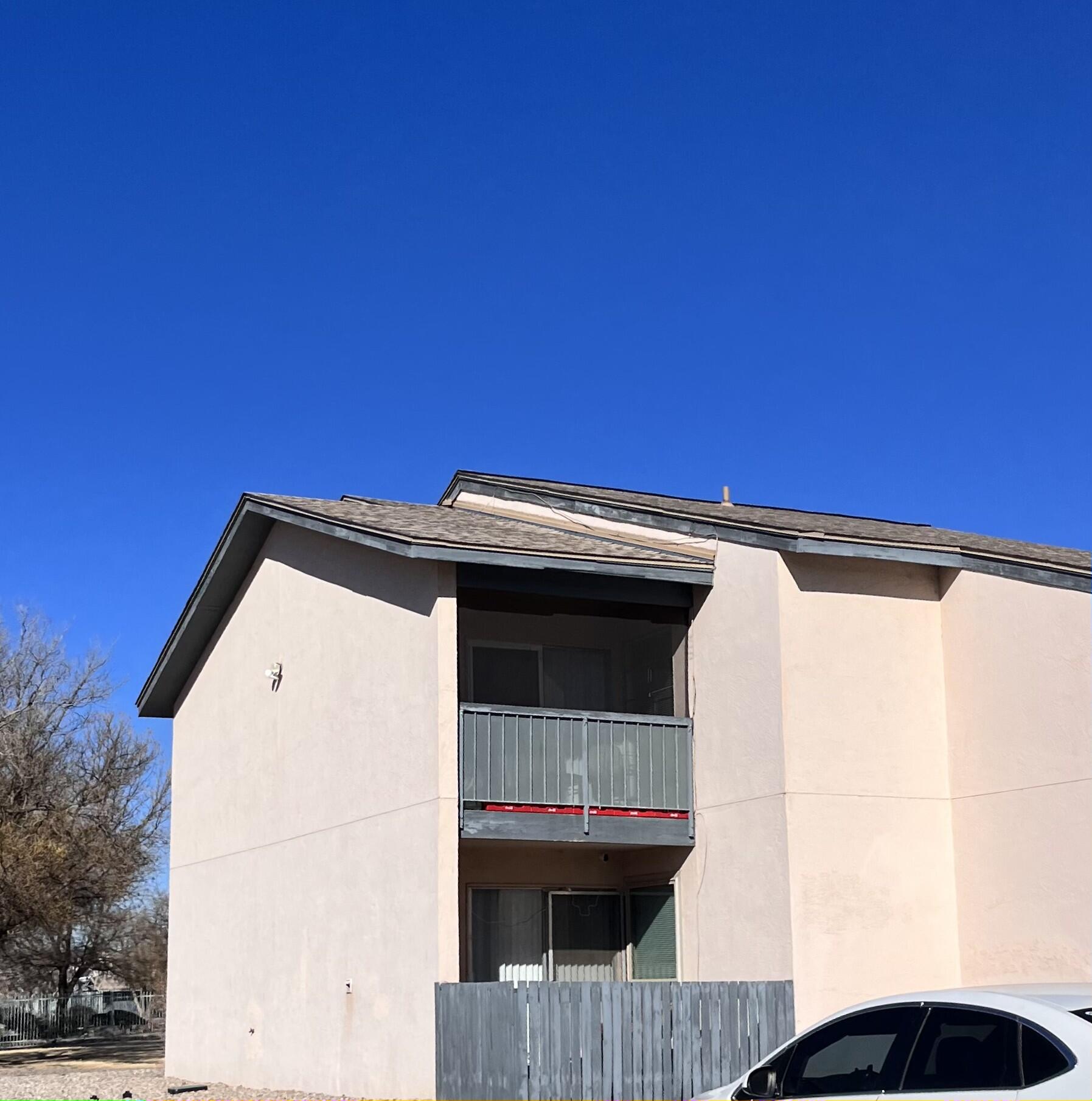 Great Starter or investment property available for purchase. 3 decent sized bedrooms 2 full bathrooms! Sliding glass door leading to the covered Balcony off the dinning area. Conveniently located. Close to I-25 and shopping areas!