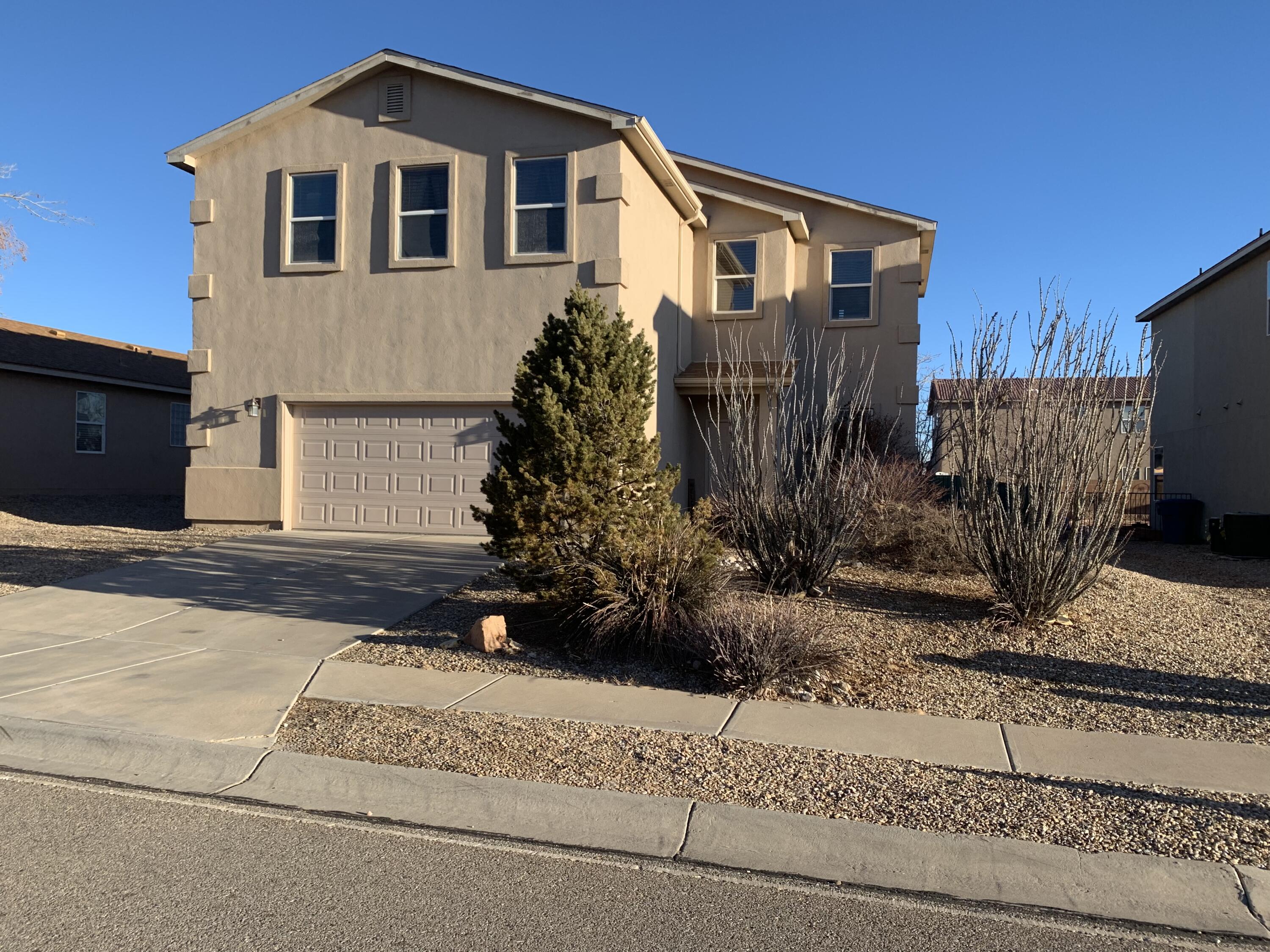 Great opportunity to own 3 bedrooms, 2.5 bathroom, finished 2 car garage. this home conveniently located in the Huning Ranch subdivision near shopping, dining and quick freeway access. You'll have plenty of room in this spacious home which features two living areas! Movie/Theater system will convey with an acceptable offer by seller.
