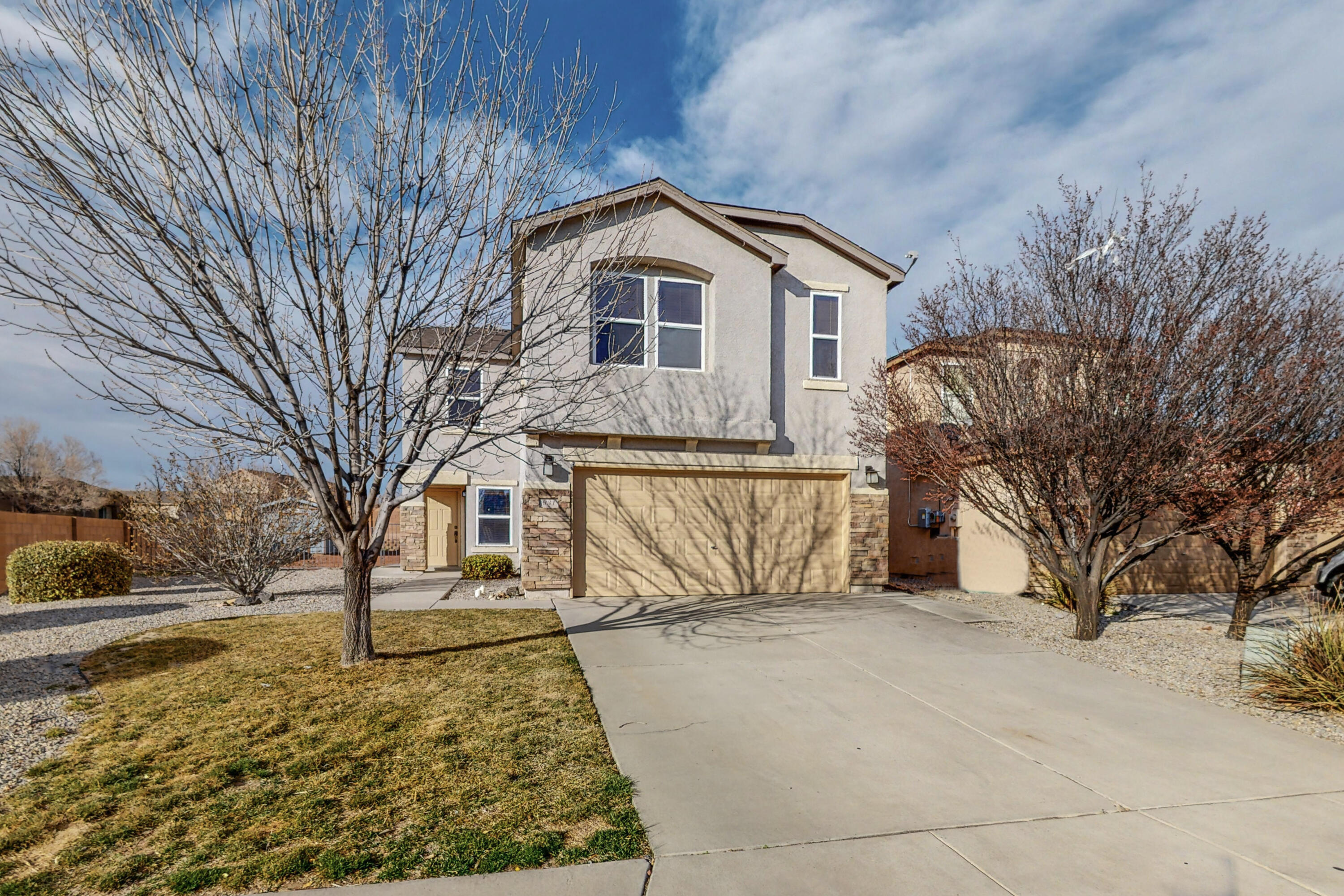 Welcome to this Spring Valley Beauty! Open floor plan, luxury vinyl on the first floor and on the stairs and brand new carpet in the bedrooms!  This beautiful home boasts over 2600 square feet of living space and a bonus room that could easily be converted into a fifth bedroom!  Side yard access in the backyard, raised flower beds, and turf make for a low maintenance, and lovely environment.