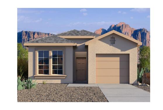 Great starter home in our newest community. Under construction is a brand-new floor plan ''Sadie'' being introduced to all. It features 3 bedrooms, 2 baths and a 1 car garage. Colony Birch Twilight quality designer kitchen cabinets with hidden hinges. Pantry, kitchen island overlooking the living area, premium laminate countertops, Whirlpool stainless steel appliances, 12x12 designer ceramic tile in all areas excluding bedrooms, 5' shower in primary bath. 9' ceilings, cable TV pre-wire in largest bedroom and family room. Smart Home package included. Won't last long.