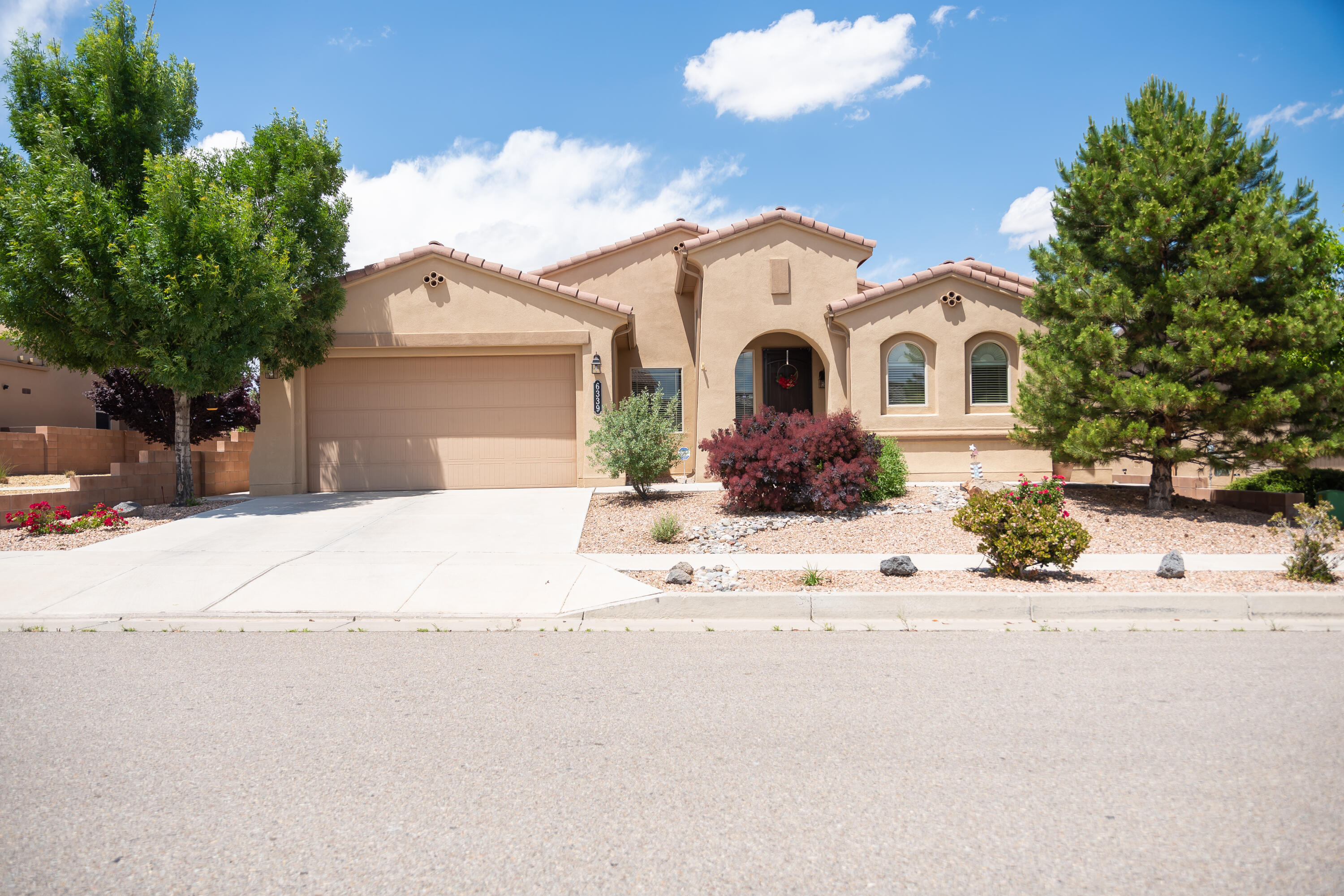 This spacious single story with open floor plan features stunning finishes throughout. The kitchen opens to the living room and dining for entertaining with granite counter tops, stainless steel appliances, and walk in pantry.  Home office or flex space in addition to the 3 full bedrooms makes this floor plan highly desirable. The primary bedroom suite is spacious  and has a luxurious bathroom featuring dual sinks, a tub and separate shower. The two additional bedrooms are good size with plenty of closet space and share a full bathroom. The backyard is fully landscaped with deck and backs to open space with amazing mountain and city views. The enclosed sun room is great for year round use.  Full home water filter with softener conveys as well.  Come see this beautiful home today!