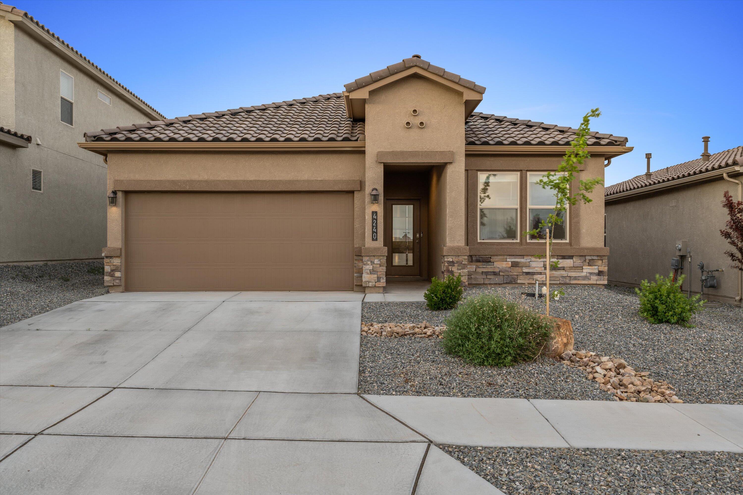 Introducing this stunning 4 bedroom home ideally located adjacent to Sue Cleveland High School. With OWNED solar panels, this immaculate 2 year old home offers  a perfect blend of comfort, style, and convenience. Step inside to discover a spacious and welcoming atmosphere that features 4 bedrooms for a growing family or guests. The kitchen is equipped with ample counter space, modern appliances and open concept floor plan. With its close proximity to Sue Cleveland High School, residents will enjoy easy access to excellent educational opportunities.