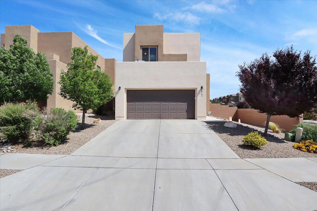 Welcome to the perfect blend of comfort & style! Presenting a stunning 3 bedroom, 2.5 bath, 2-story home that offers an exquisite living experience. Located in a desirable neighborhood, this meticulously maintained residence boasts numerous upgrades and impressive features throughout.Upon entering, you'll immediately be captivated by the elegant ambiance created by the upgraded cabinets and solid surface counters in the kitchen. Stainless steel kitchen appliances adds a touch of sophistication. Whether you're an aspiring chef or simply love spending time in the heart of the home, this kitchen will exceed your expectations. 220v power in garage for EV charging or power tools Easy maintenance landscaping front and back. Turnkey home is waiting for you
