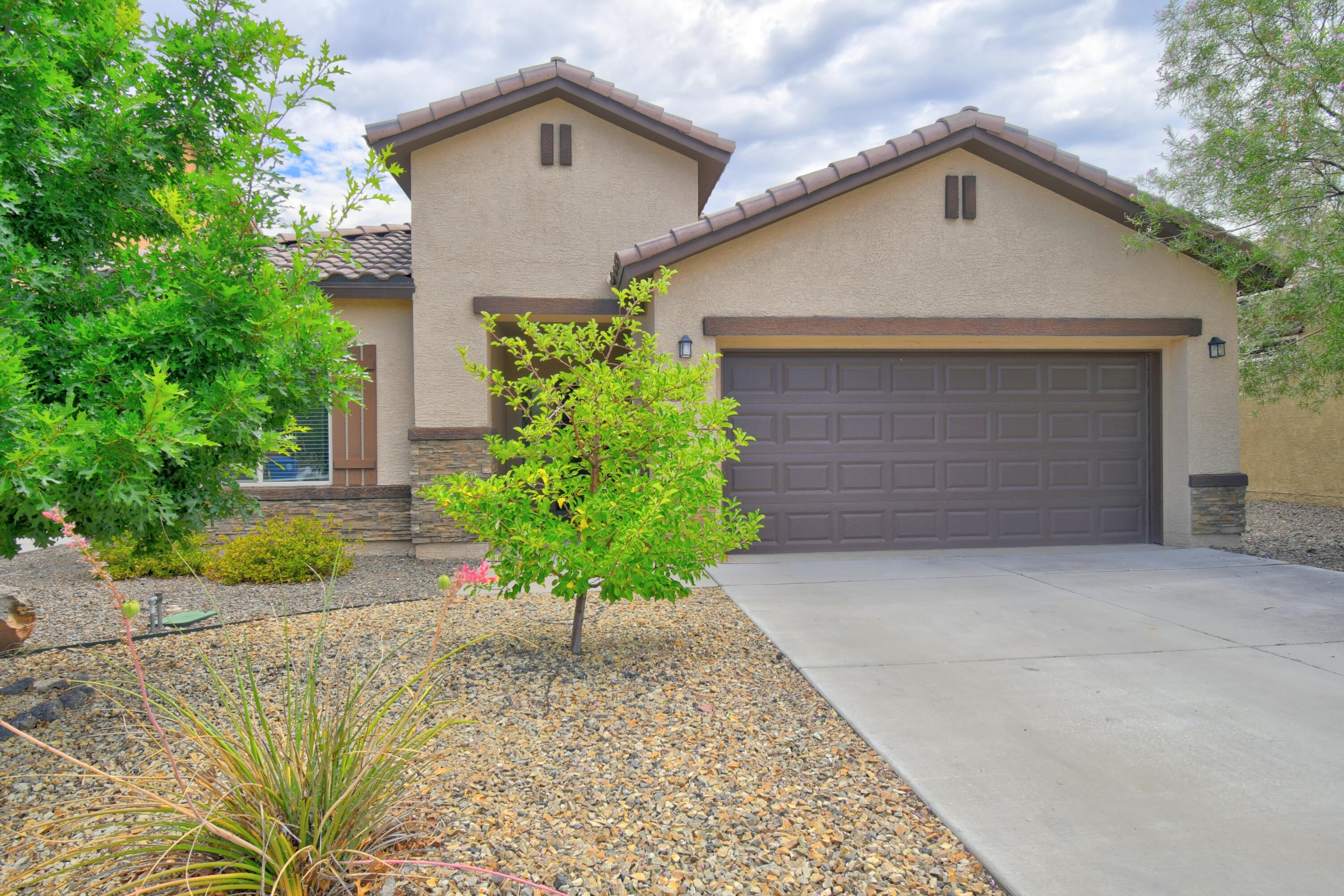 Stunning, Updated, freshly painted Pulte in the heart of the Boulders.  Close in, single story FOUR bedroom with flowing, split floorplan. Inviting foyer, bright spacious kitchen & living area with updated cabinetry, huge granite countertops/kitchen island. An entertainers dream with breakfast nook, outdoor patio and garden access. Primary suite has bay windows, walk in closet, linen and soaking tub. Large additional bedrooms are set back and private. Awesome manicured backyard with covered portale, mature trees, grass, rose bushes and raised planters. Walled privacy. Paid off solar panels convey for immediate savings. Quiet, cul-du-sac location next to park, walking trails, dog parks. HOA only $40/per month. Turn-key and immaculate. LOW UTILITIES!SOLAR PANELS ARE OWNED!!