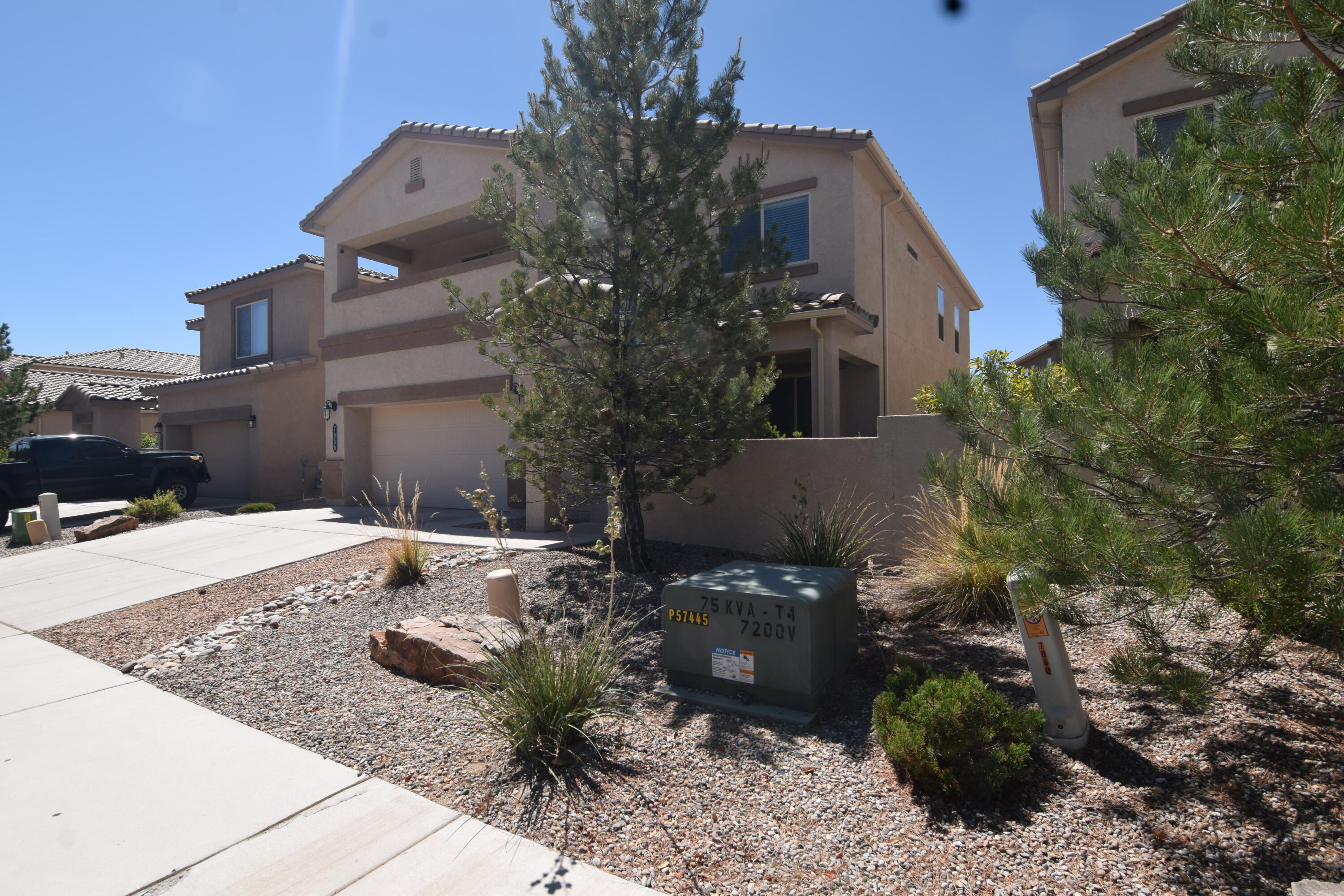 The popular DR Horton Roark plan and is only 9 years old and move in ready! The beautiful kitchen with island is open to the spacious family room; private half bath and office upfront( possible 5th bedroom) with French doors; dining room/flex space. Large loft and 4 bedrooms upstairs. The luxurious owner's suite offers a deck with mountain views and a large walk-in closet. 2 zone refrigerated air with Nest Thermostats , Build Green Certified for extra energy savings and comfort.   Over size owned solar is less than 1 year old! Updated Samsung appliances are 2 years old and convey!  Updated flooring in office and the entire upstairs.  Whole house water filtration and tankless hot water too!  Seller is offering $7500 CREDIT towards the solar, use to buy down the rate or reduce cash to close