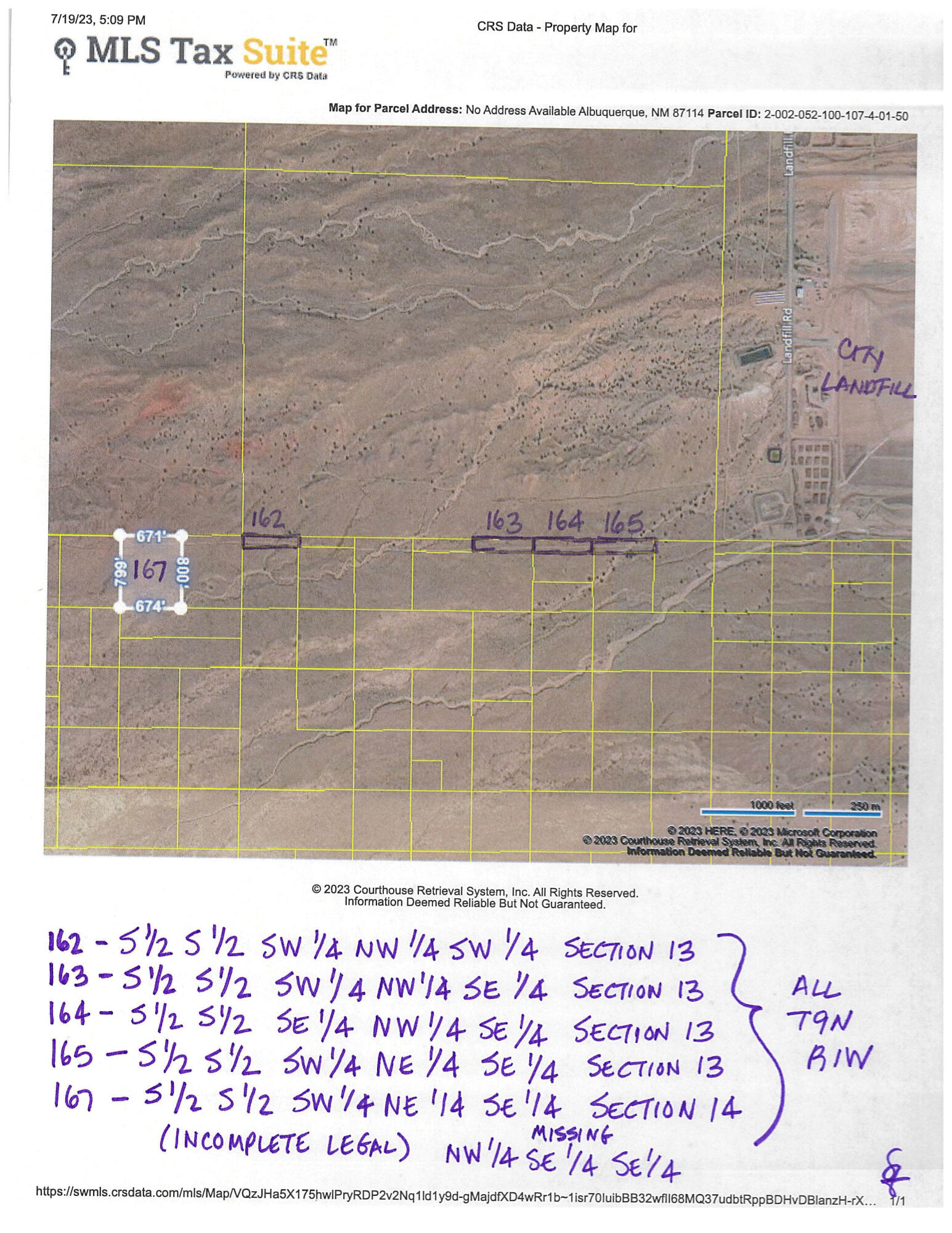Off Pajarito (N162-165, 167) Road SW, Albuquerque, New Mexico 87121, ,Land,For Sale, Off Pajarito (N162-165,167) Road SW,1038246