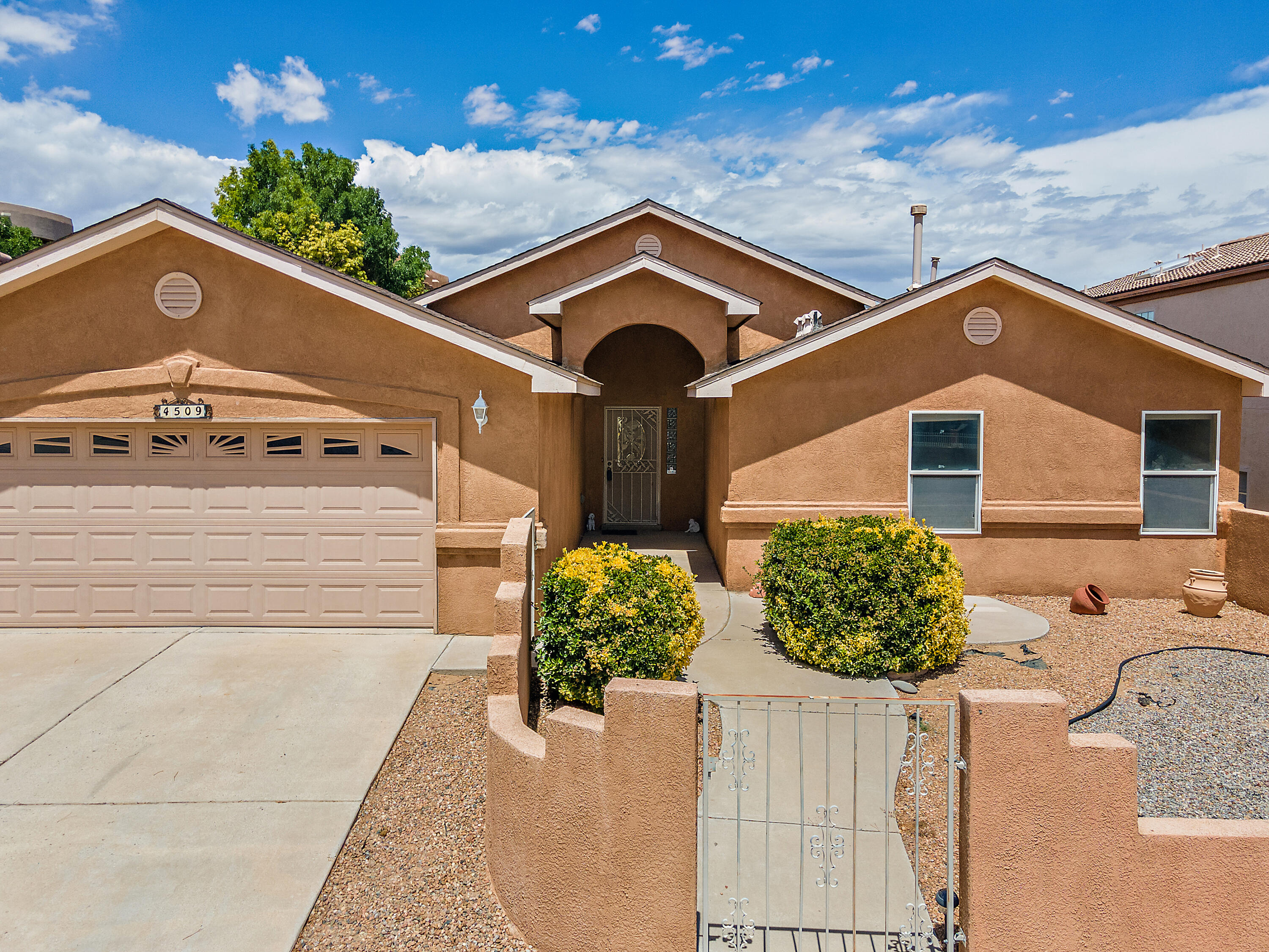 This beautiful Alfred Abeyta custom home is on the market for the first time and the pride of ownership shows throughout.  Centrally located just minutes from shopping, entertainment, golf, schools, and more.  Great open floorplan is ideal for entertaining and gatherings.  Primary bedroom and bath are oversized and have a large walk-in closet.  Remaining two bedrooms are well sized with their own walk-in closets.  Home office can easily be converted to a 4th bedroom.  Schedule your showing today.