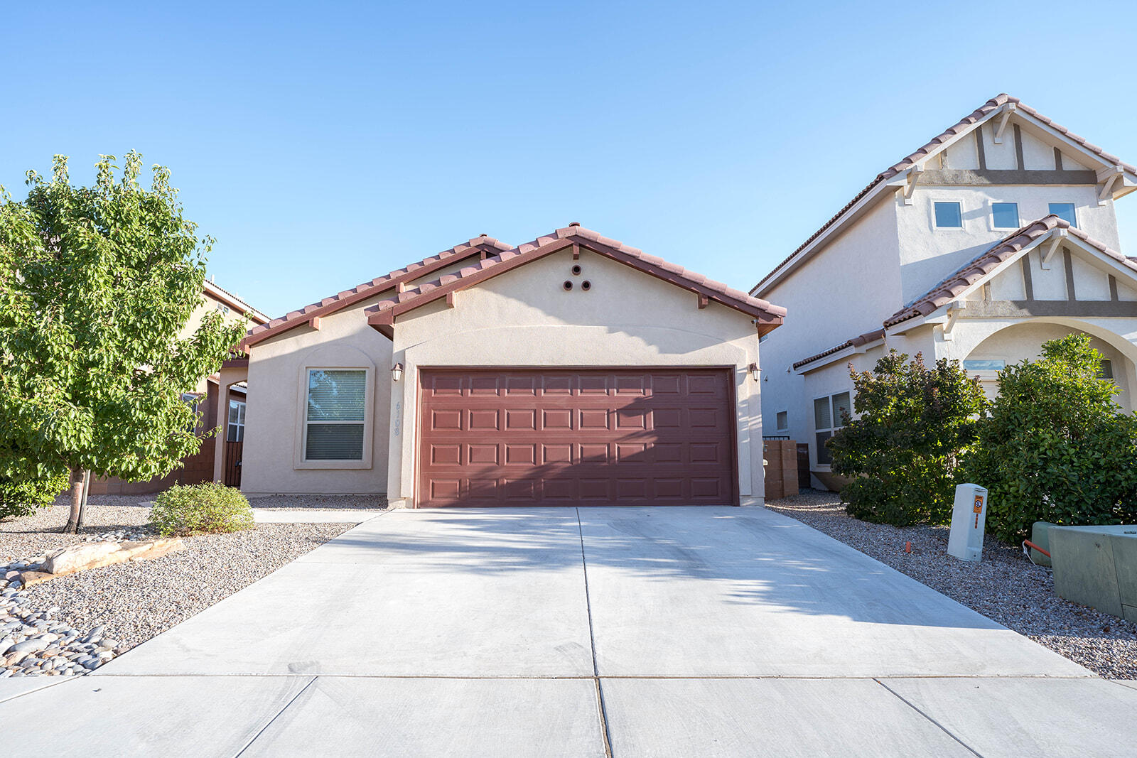 Presenting an extraordinary investment opportunity in the desirable Paradise Hills community! Introducing a captivating gem nestled within the coveted Ciobla High School district -- a meticulously designed 3-bedroom, 2-bath single-family haven built by Stillbrooks Homes. Home currently has a tenant until 6/30/2024 and will not move out until that date with rent at $1,725 per month. This elegant abode, encompassing a single inviting story, exudes both modern comfort and timeless charm. Upon entering, you're greeted by an open-concept living space, where natural light dances across gleaming hardwood floors. The spacious kitchen, adorned with granite countertops and stainless steel appliances, beckons to an aspiring chef. This home is available for showing by appointment.