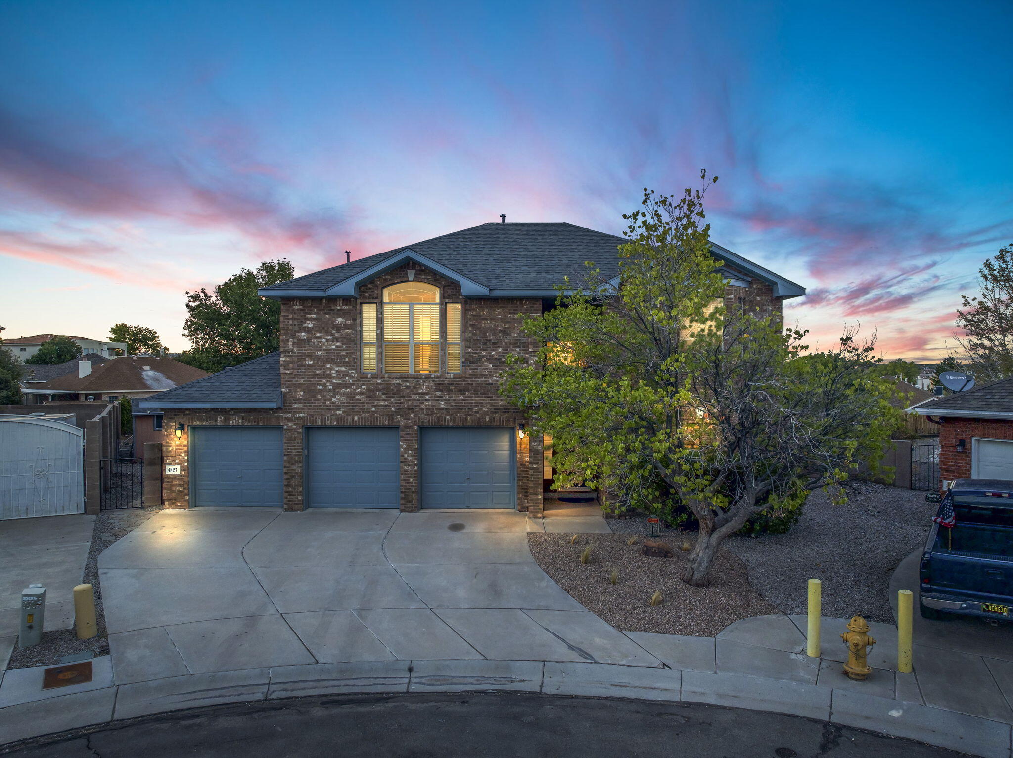 This beautiful full brick exterior Opel Jenkins home located in the exclusive Paradise Greens golf course community in northwest Albuquerque is situated in a quiet cul-de-sac, oversized 1/4 acre, lush, fully landscaped, elevated lot with additional privacy due to no home directly behind it.  This home has been well maintained with many updates in recent years including a new roof in 2018 with a 30-year transferrable warranty, renovated kitchen and bathrooms, newer carpet, tile flooring throughout, a new 50-gallon water heater in 2018, plus much more!  *** Owner Financing Available *** 20% Down *** 6.75% Interest *** 24-Month Term *** $2,984 Monthly Principal & Interest Payment + Taxes & Insurance ***