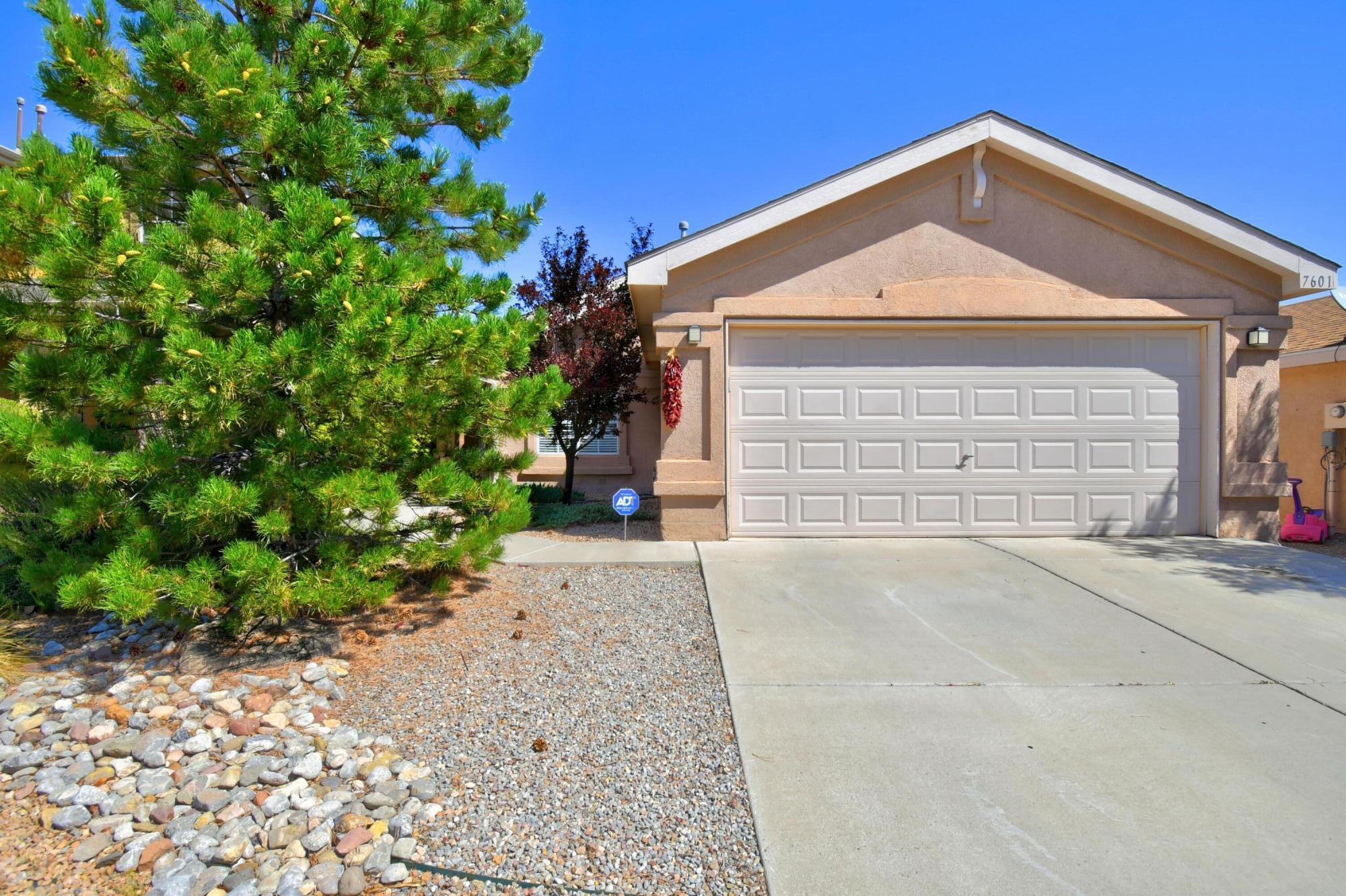 Welcome to your beautiful home in the highly desired Ventana Ranch! Featuring 3 bedrooms, 2 bathrooms, a 2 car garage, a modernized kitchen, and an open and inviting living space. The surrounding community makes you feel right at home showing off green parks, a community pool, and tennis courts. Home includes water softener to be paid off at closing.