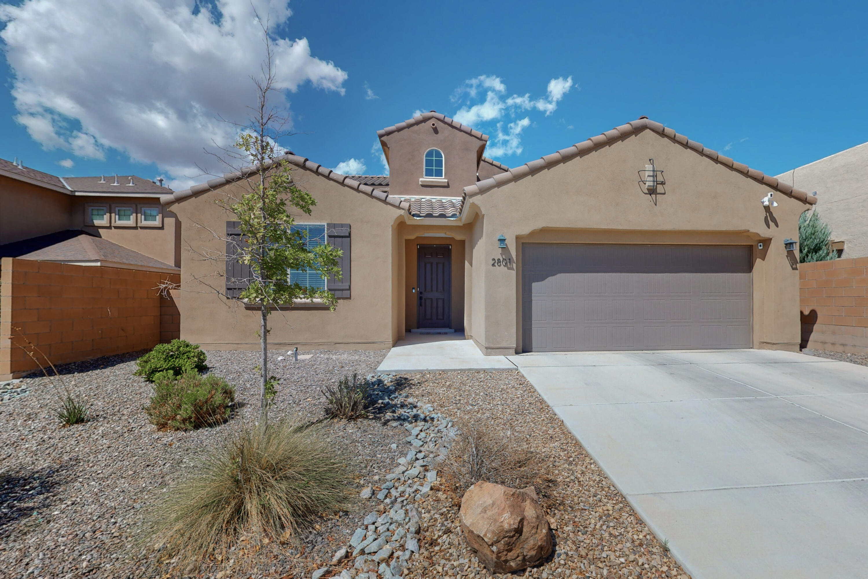 Stunning Pulte home! Enter into the foyer with soaring ceilings that leads into this exquisite home. The inviting kitchen boasts granite counter tops, an island with seating, an abundance of cabinets and a pantry. There is a dining area and family room that are open to allow for entertaining with ease from indoors to outdoors with a covered and open patio with complete landscaping.The elegant master suite is off of the family room to allow for privacy while 2 bedrooms are on the opposite side of the home and one bedroom is upstairs with a huge loft/den. There is also an office area and plenty of storage in this home. Not to mention the over sized garage. It is located in the heart of Rio Rancho which provides convenience to parks, shopping, dining, medical, worship, you name it.