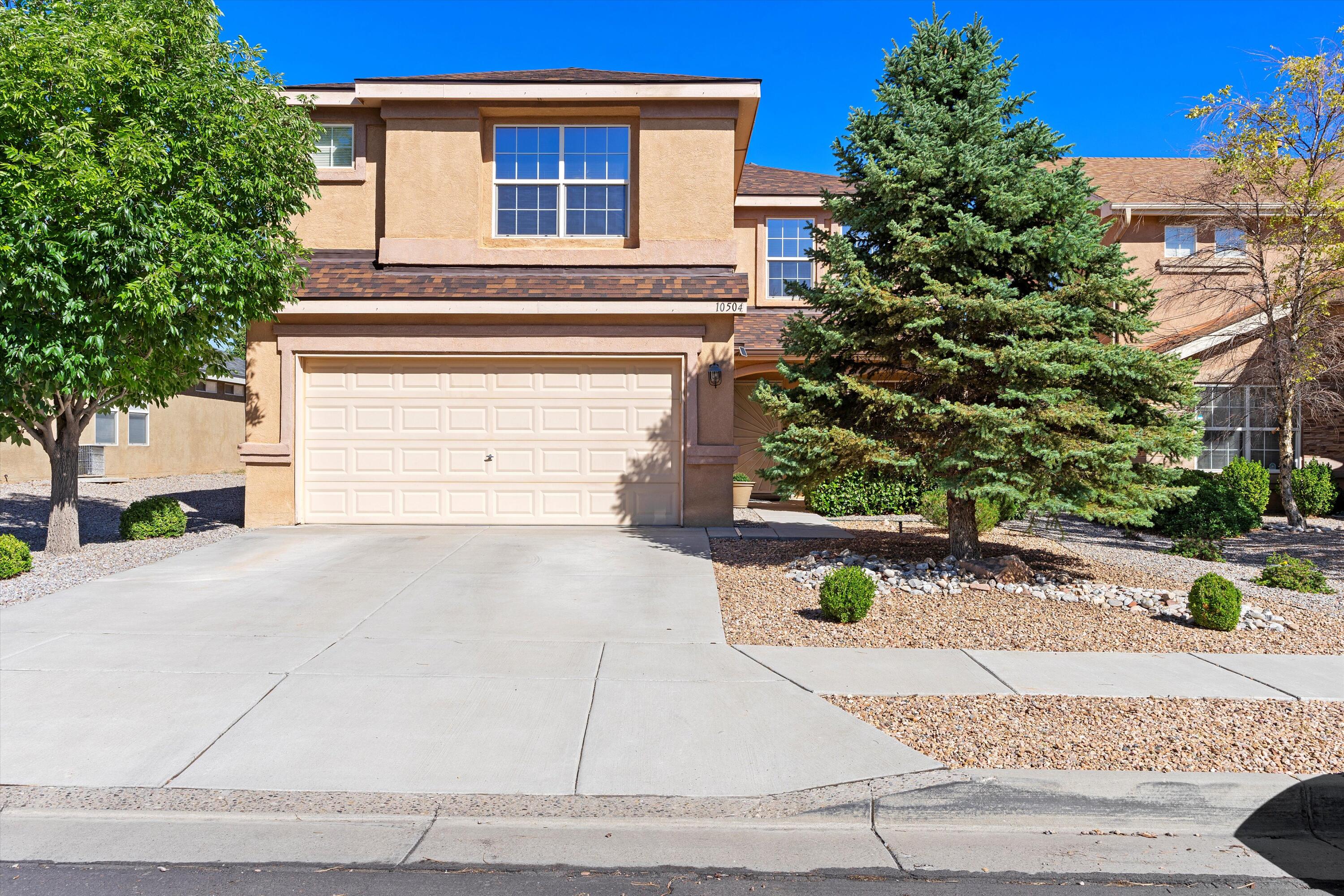 Welcome to this immaculate 4 bedroom home in Ventana Ranch.  Numerous updates over the last few years including new cherry kitchen cabinets, quartz counters, tiled backsplash and stainless appliances.  Kitchen island adds additional space and features pull out drawers for easy storage.  You'll love the modern flooring downstairs as well as the brand new carpet upstairs.  Large primary suite will accommodate all of your large furniture, nice size loft makes for a perfect office space or play area.  Relax in the perfectly manicured backyard with a lush green lawn and storage shed. Roof replaced in March 2021. This home is as clean as they come!  Come see it today.