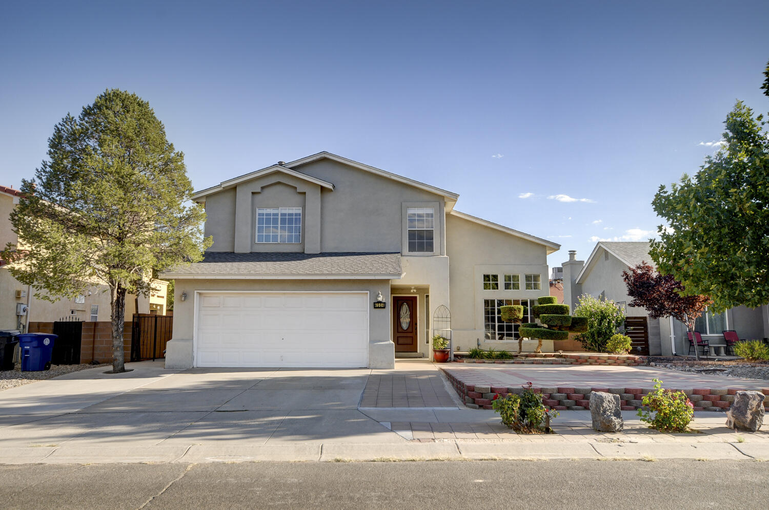 Welcome to this beautiful 3 bedrooms home comfort in a quiet neighborhood in the Northwest area. Home feature a fully remodel upgraded kitchen including granite countertops, backsplash, recessed lighting and all stainless steel appliances. New paint has been done throughout the inside of the home.  The backyard is fully landscaped and it has a nice retreat area for anyone who wants to unwind the stress and listen to the soothing sound of the waterfall from a beautiful fish pond.This home is a must see and it is absolutely ready for a new home owner.