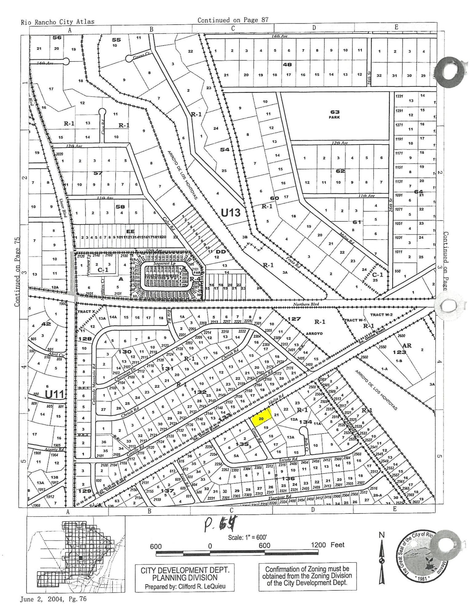Gregg Rd ( L20 B134 U130) NE, Rio Rancho, New Mexico 87144, ,Land,For Sale, Gregg Rd ( L20 B134 U130) NE,1054558