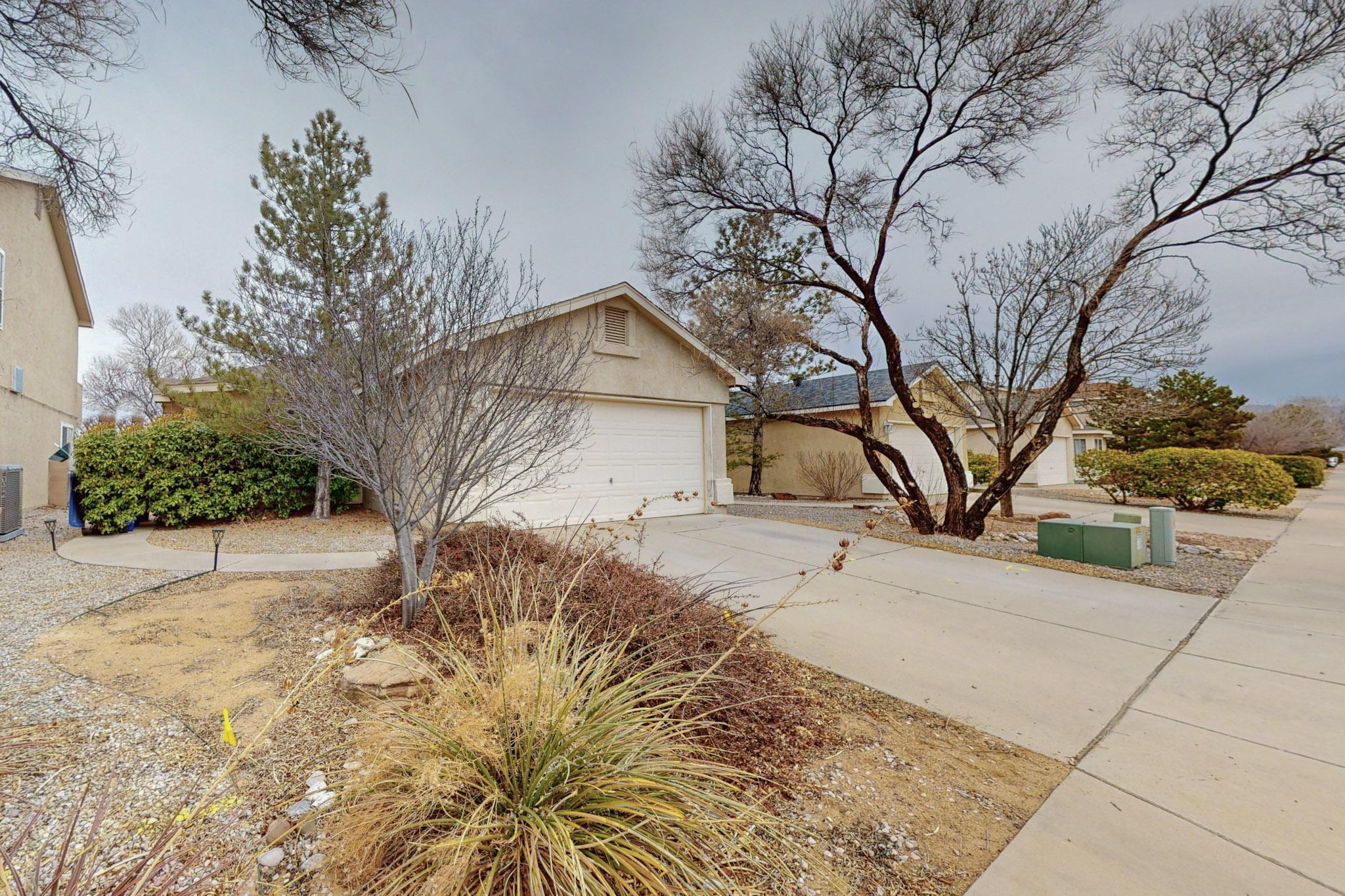 Very nice one story, 3 bedroom 2 Bath home in Ventana Ranch. Located in a small gated community and next to large city park on Universe. Access to community pool. This home has a great floor plan and is conveniently located near restaurants, retail, and parks.