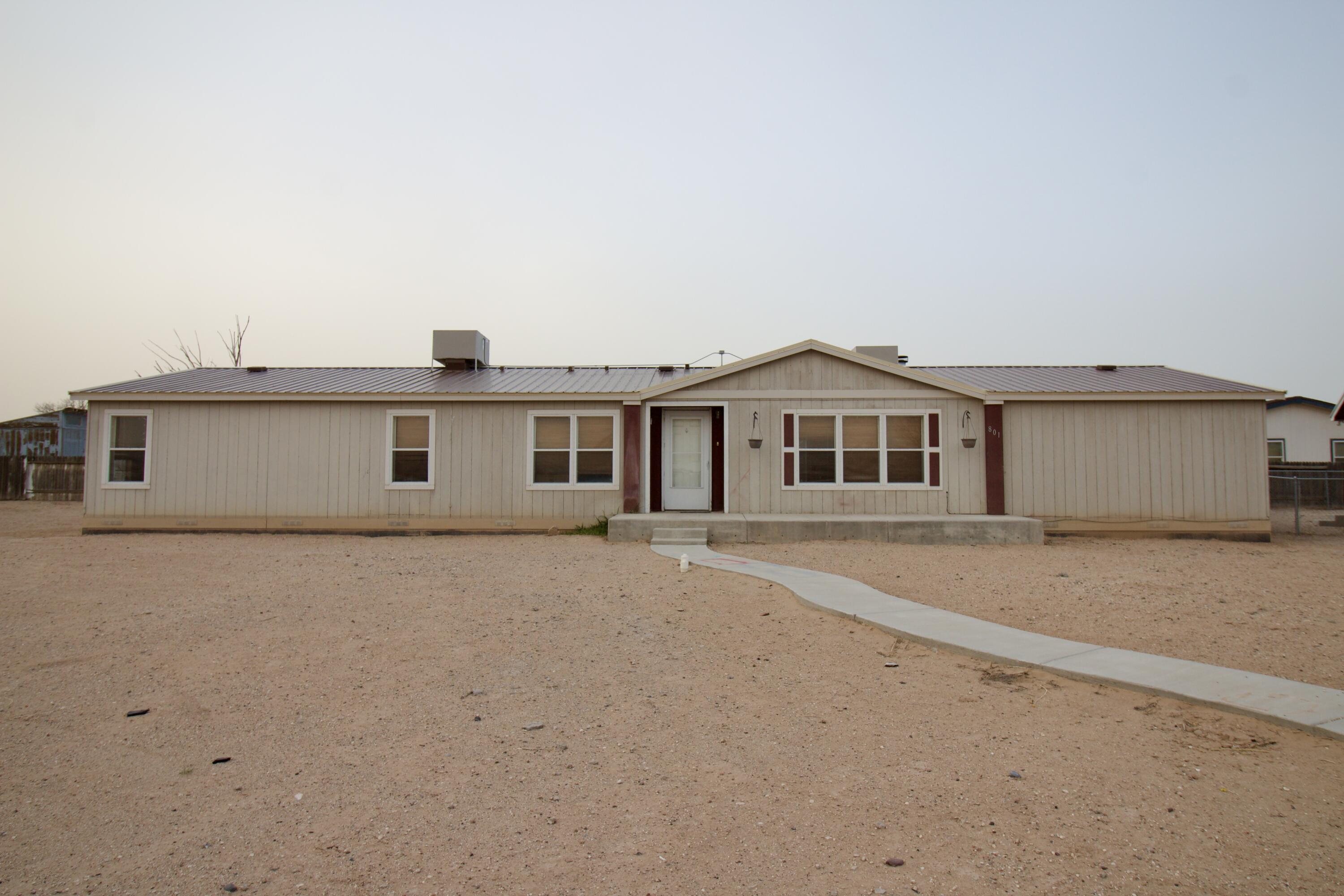This top quality manufactured home is ready to move in.  Just minutes from Interstate 25 and a short commute to Los Lunas and Albuquerque.  This home is super nice with plenty of room, yet affordable.  Come and see it today.