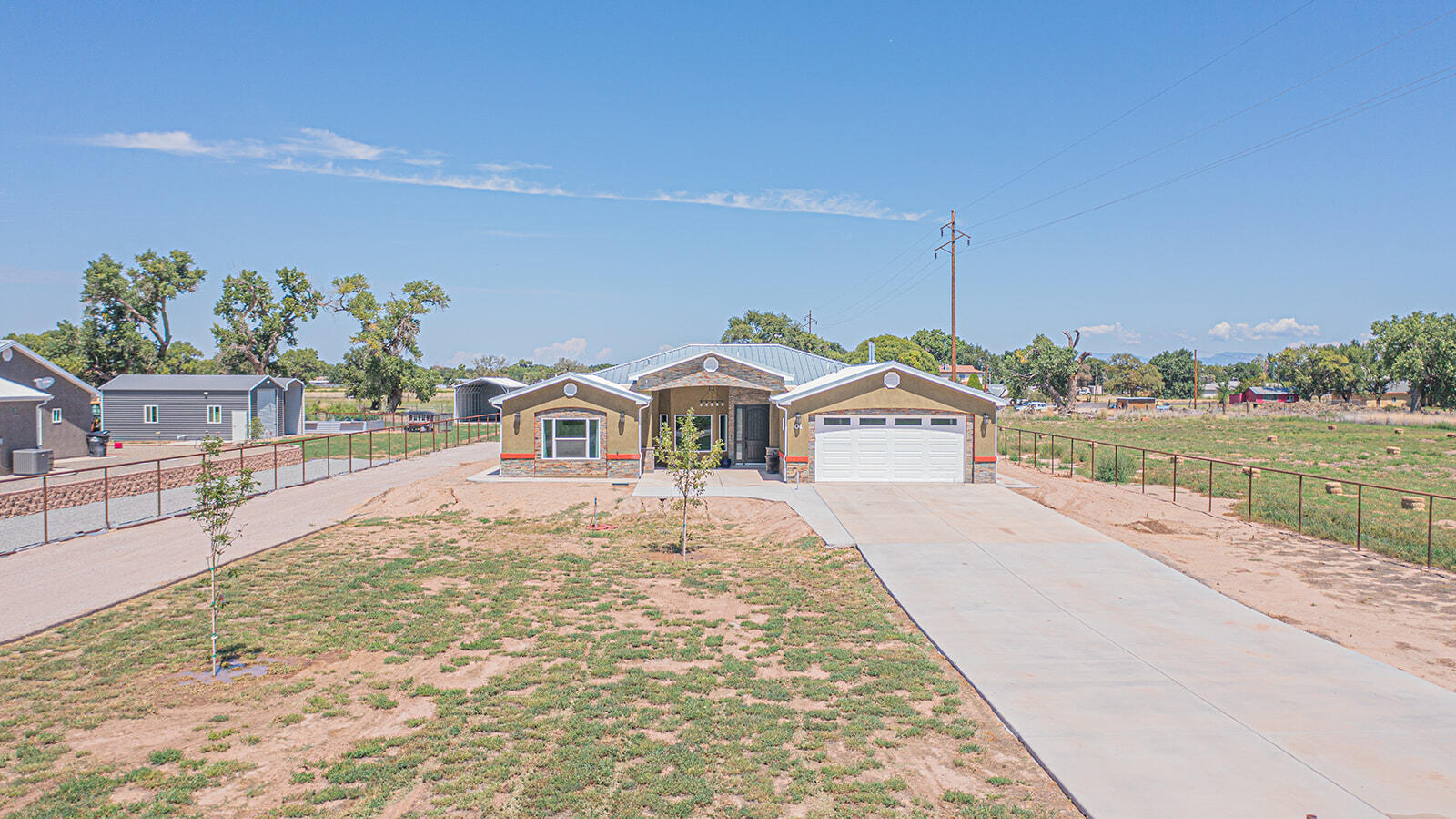 This gorgeous home is conveniently located right off of Interstate 25 in Belen, NM.  This quaint town is the best kept secret in New Mexico and this home is a beautiful representation of that.