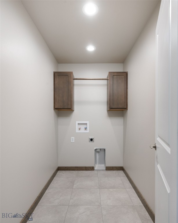 Convenient upstairs laundry room